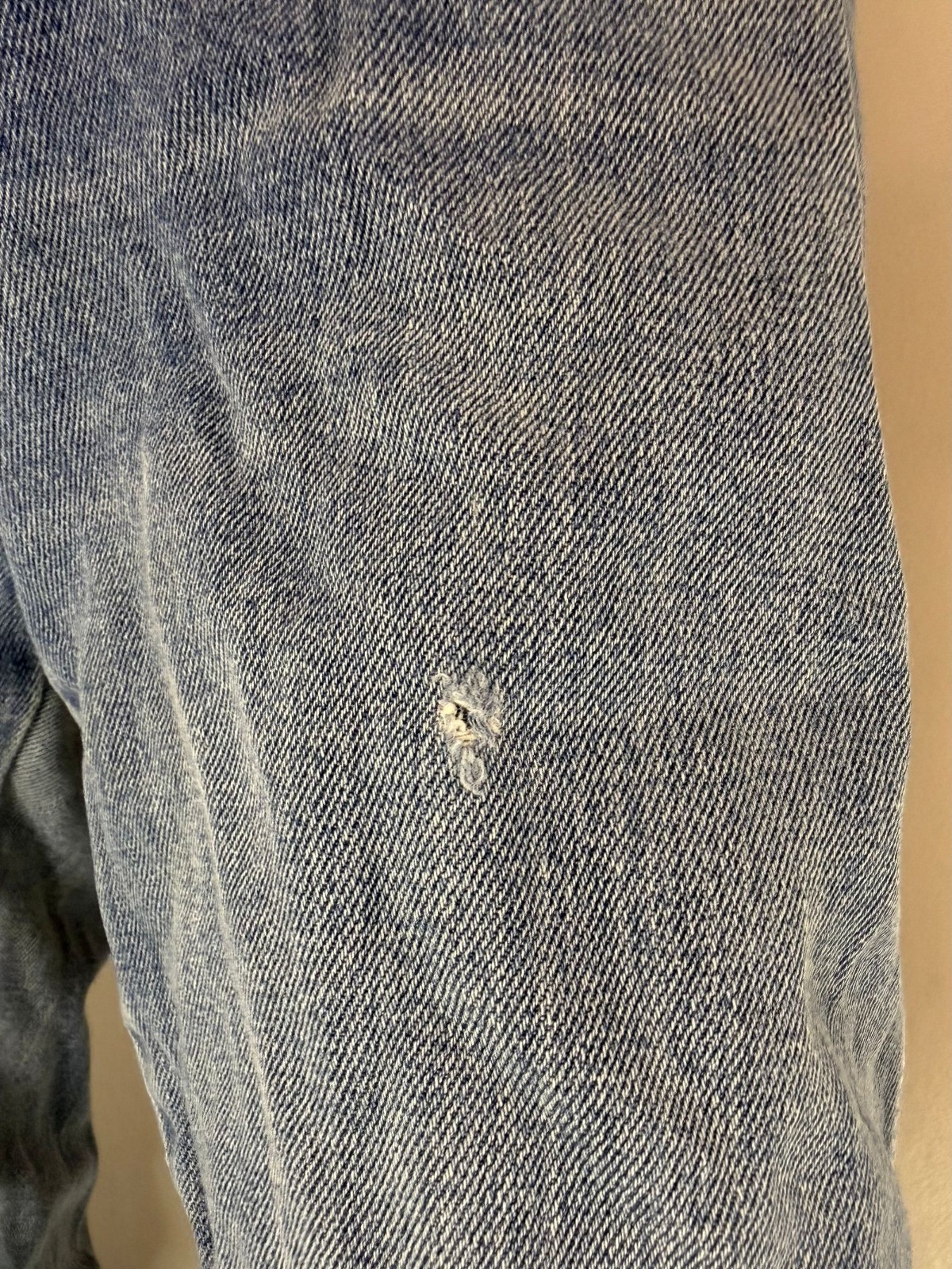 Vintage 1970s Blue Jeans, High Rise, Straight Leg, Best Made Togs Size 0, 25″x33