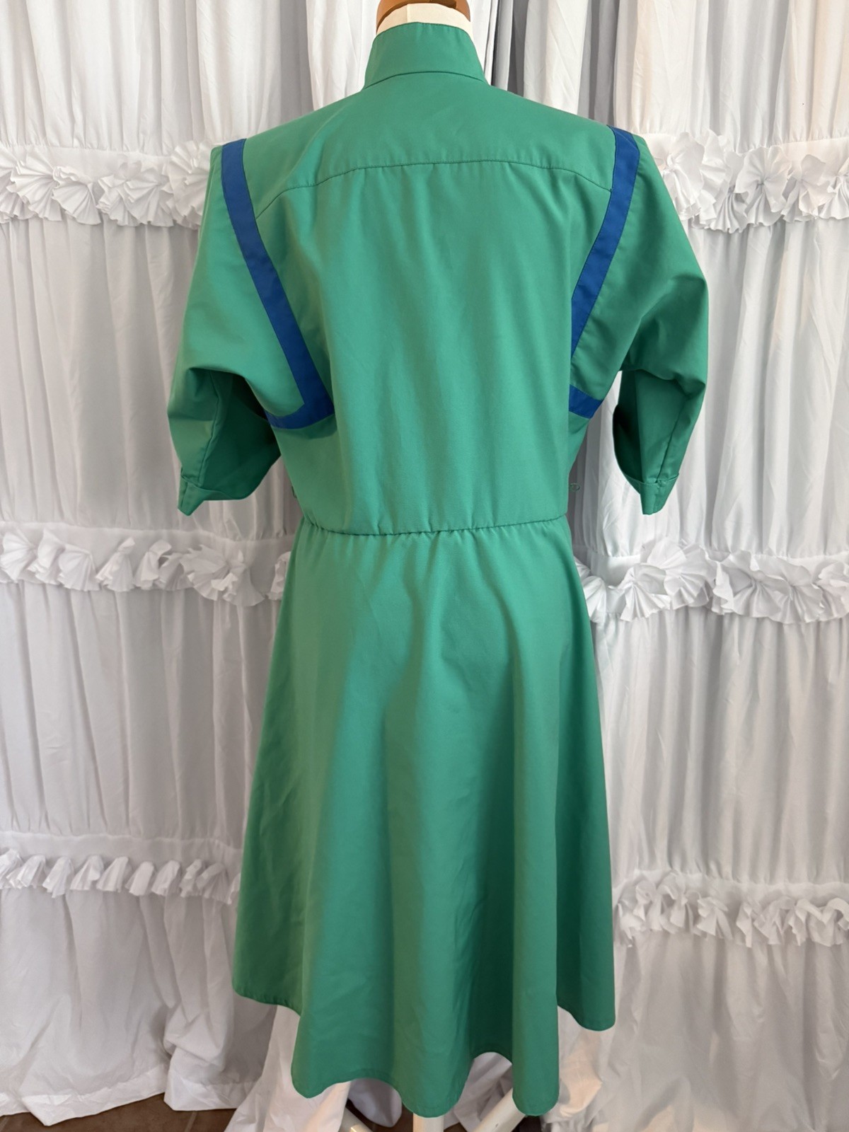 Vintage Dress Willi Of California 1970’s Green Size 8