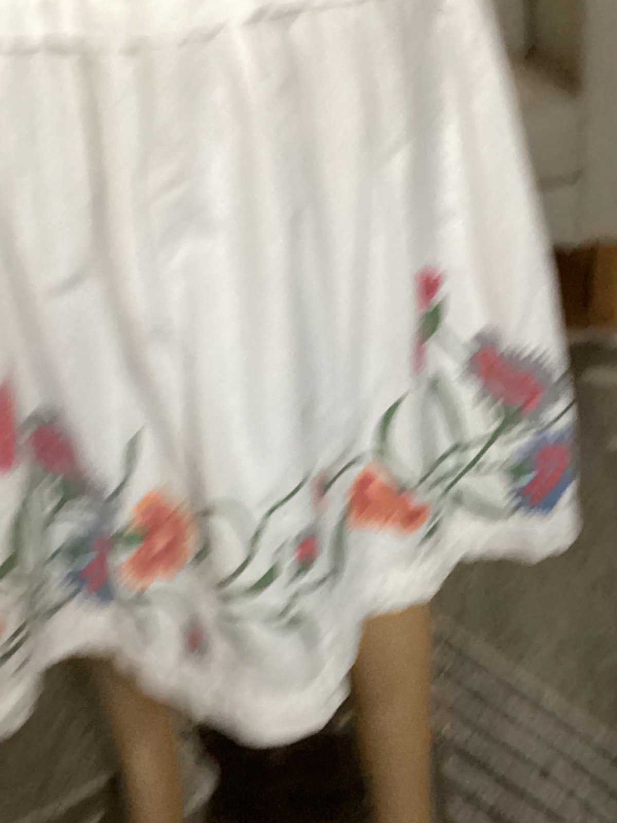 Vintage Early 80s Freestyle Cotton Floral Top & Skirt Set Cottagecore Boho