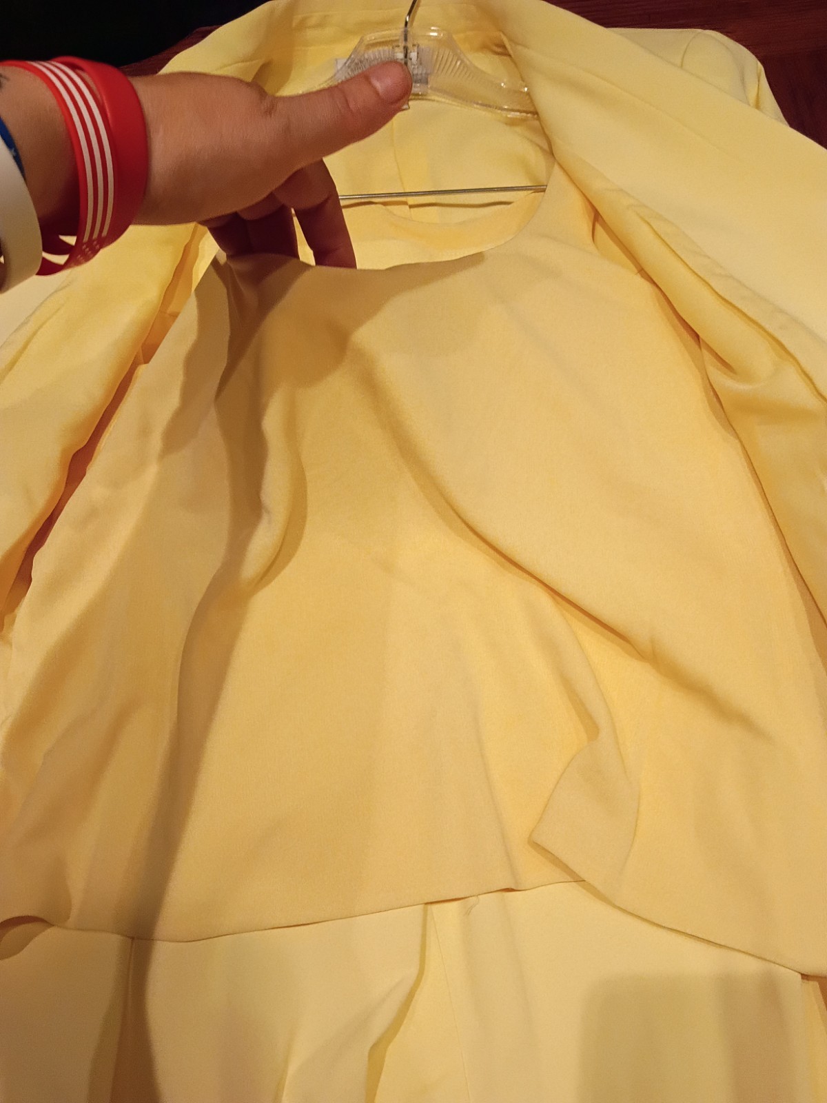 vintage worth yellow 3 pc pant suit outfit