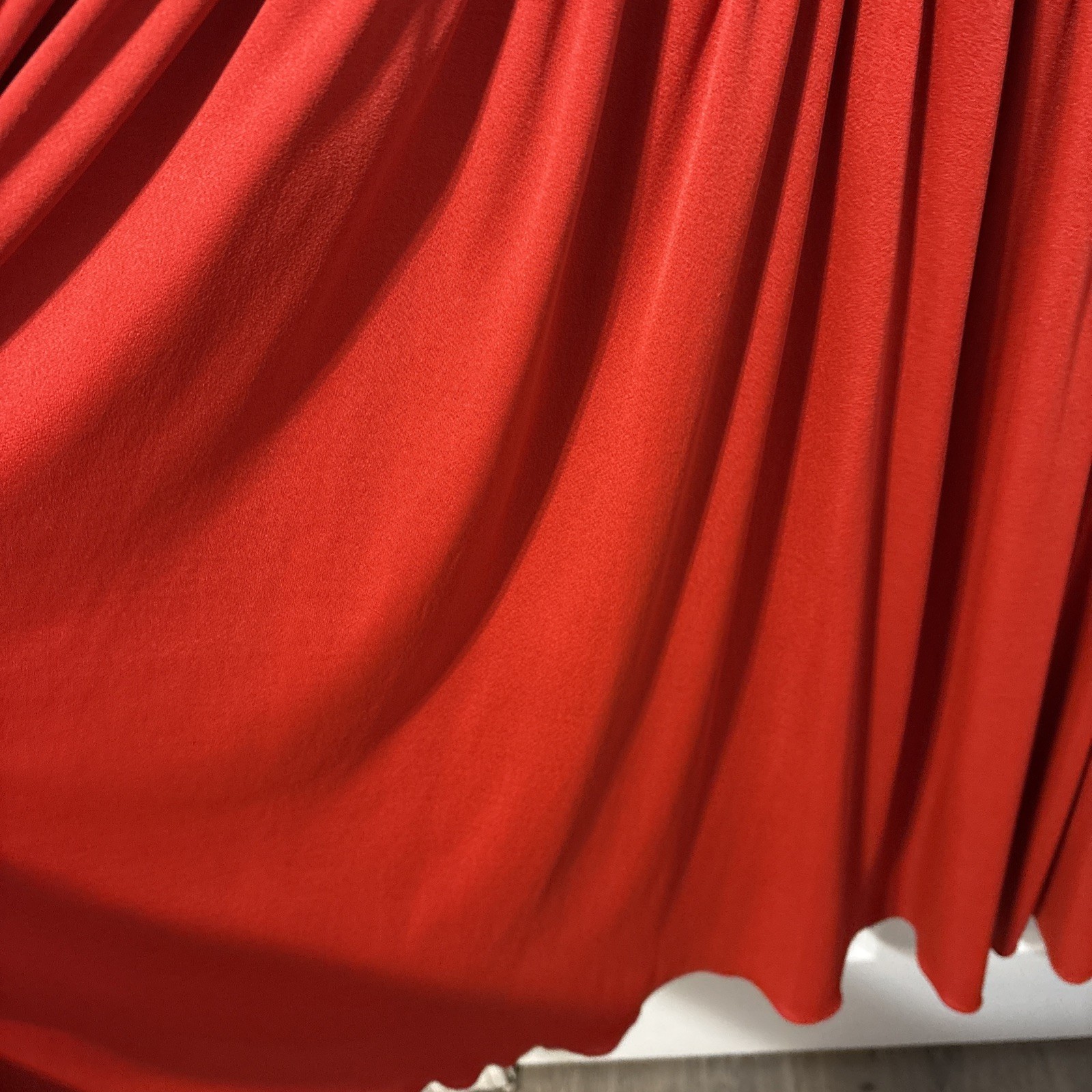 Rare Vintage Claralura Original Circa 1980’s Red Dress Size 12 Small Flaw