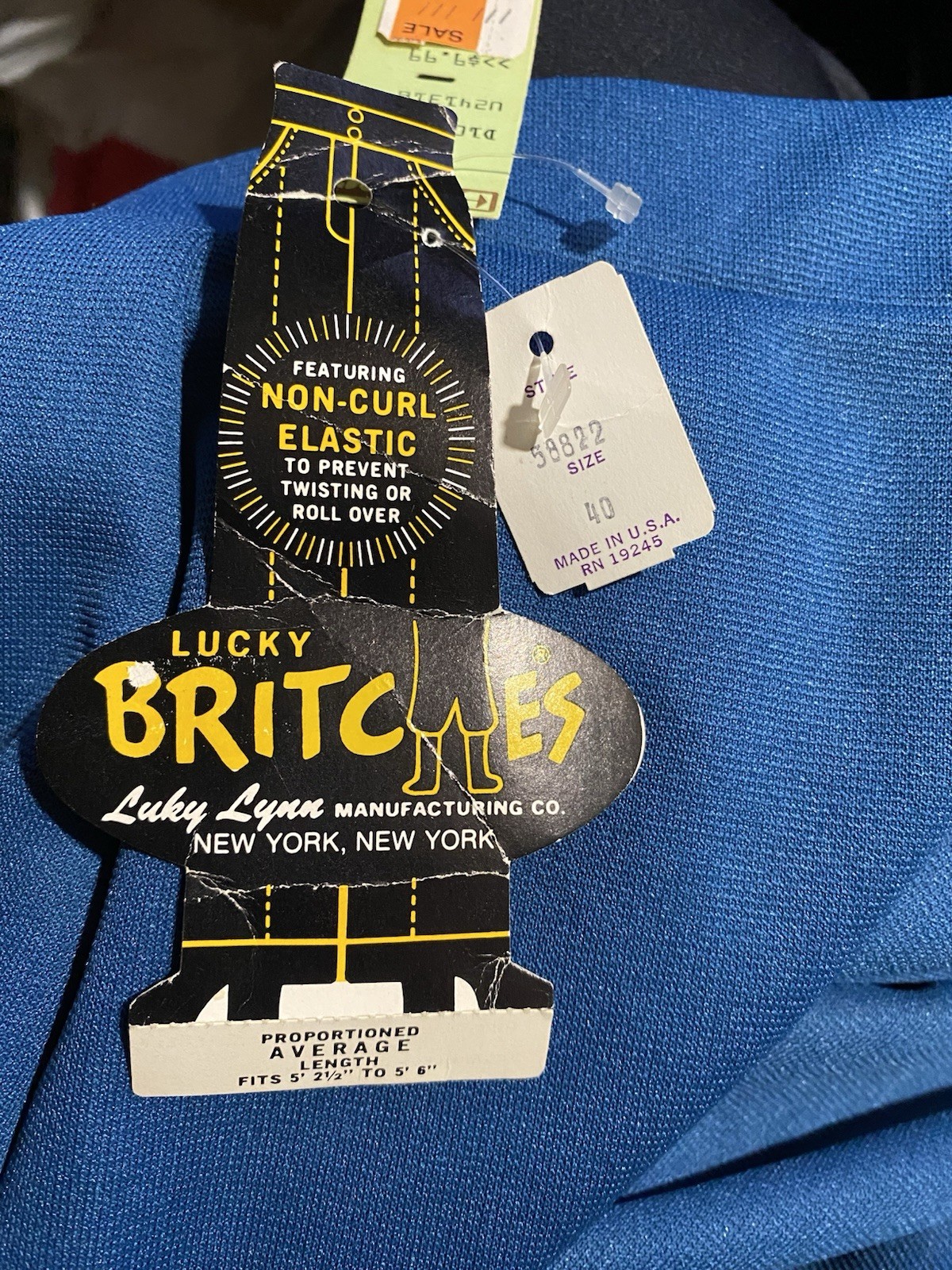 Lucky Britches New York Plus Size 40 Pants Bradlees Tags Permanent Crease