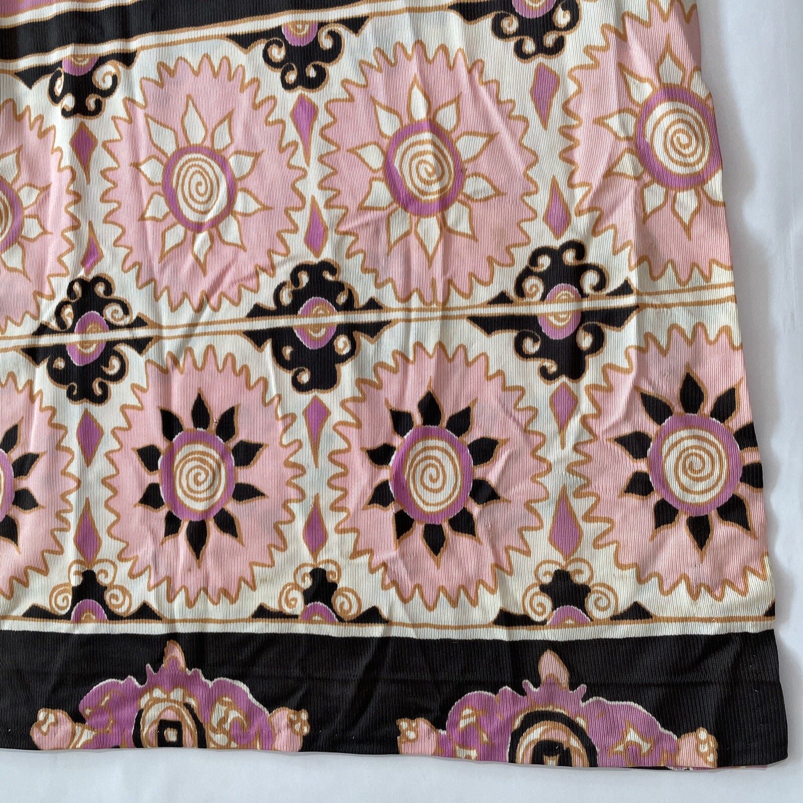 VTG 70s Psychedelic Maxi Dress Puritan Forever Young (FLAWS SEE PHOTOS