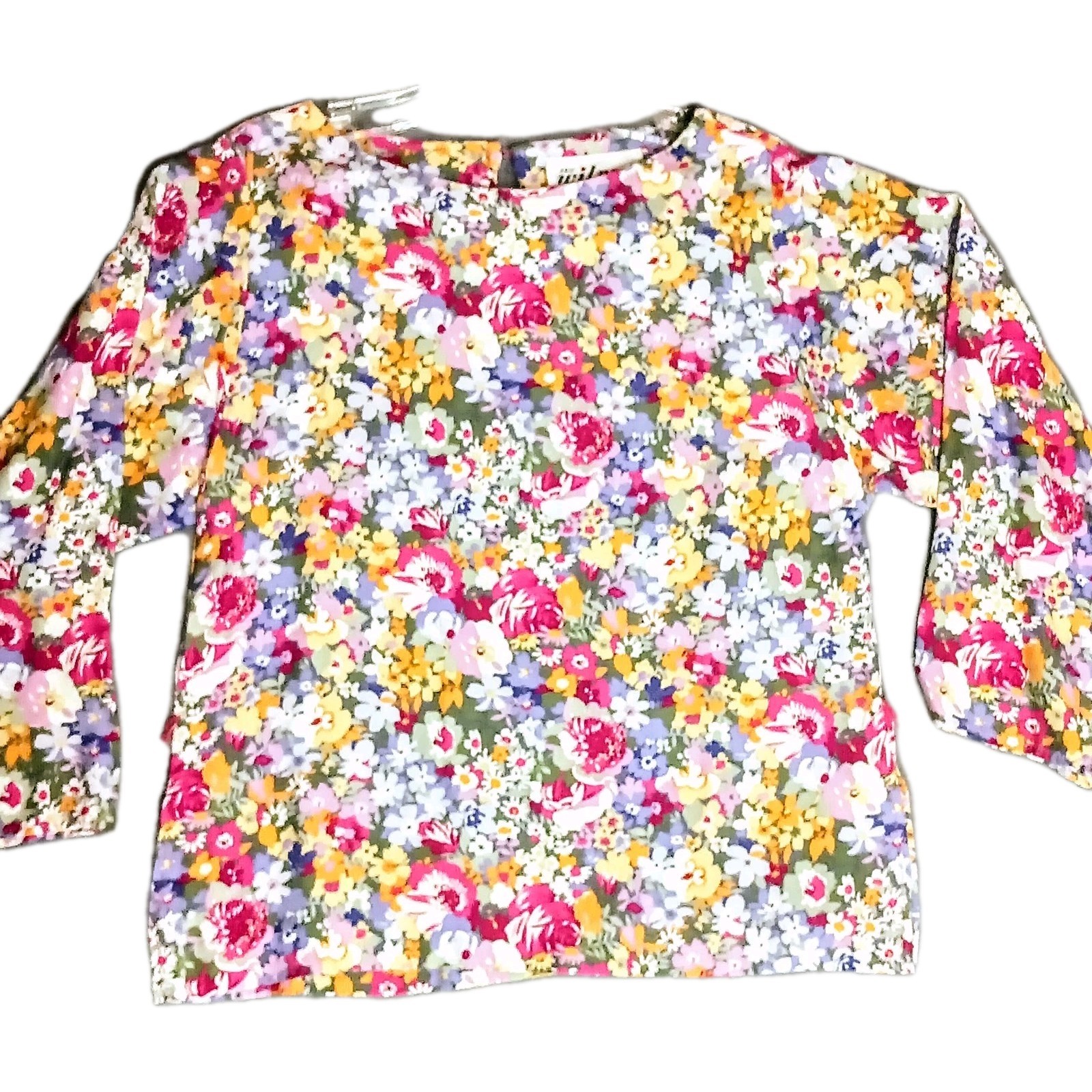 Vintage Wilroy Traveller Brownstone Floral Dress 3-Piece Outfit Sz 8 Free Ship