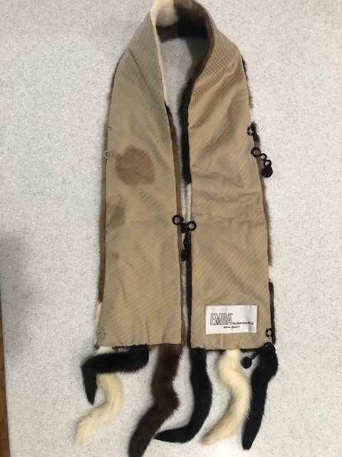 Vintage EMBA Mink shoulder wrap