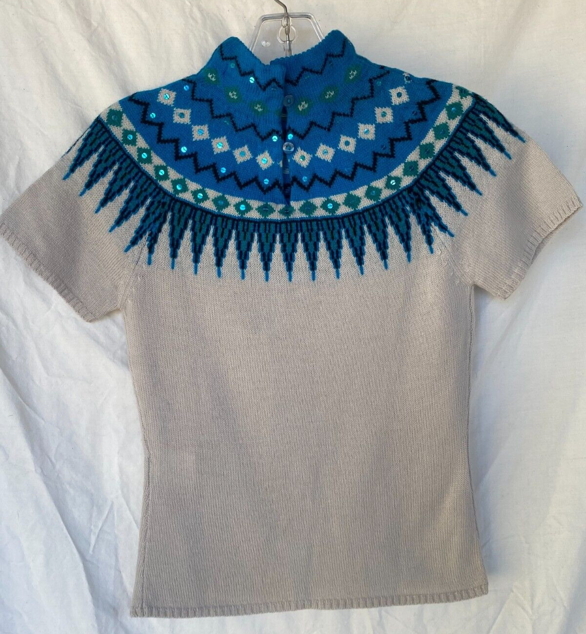 VTG 80s..FORNARINA..SOUTHWESTERN..WOOL..PULLOVER..SWEATER..NWT..XS / S