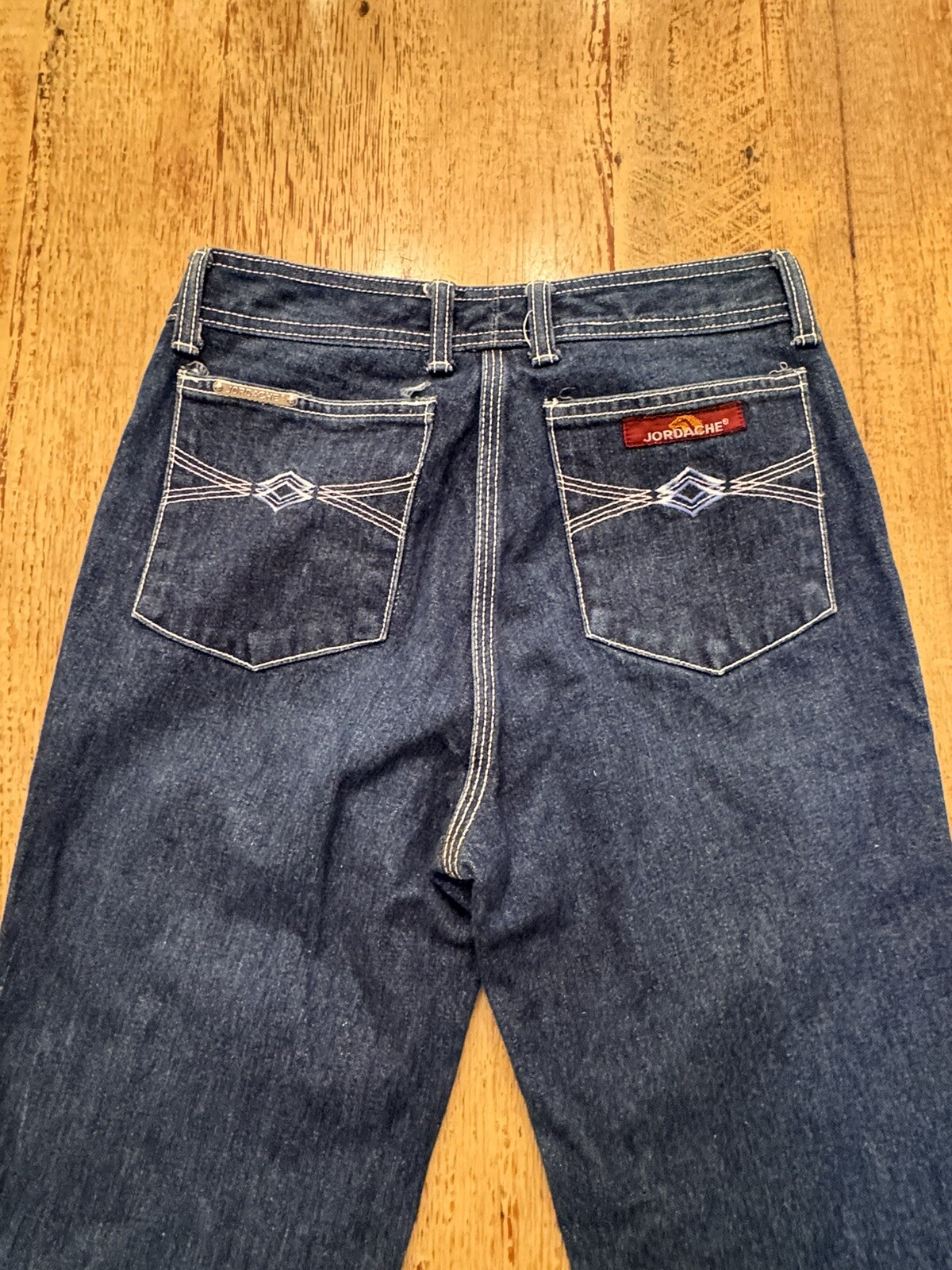Vintage Jordache Jeans Androgyny Dark Wash High Waist 70s 80s 26×31 Disc G2U
