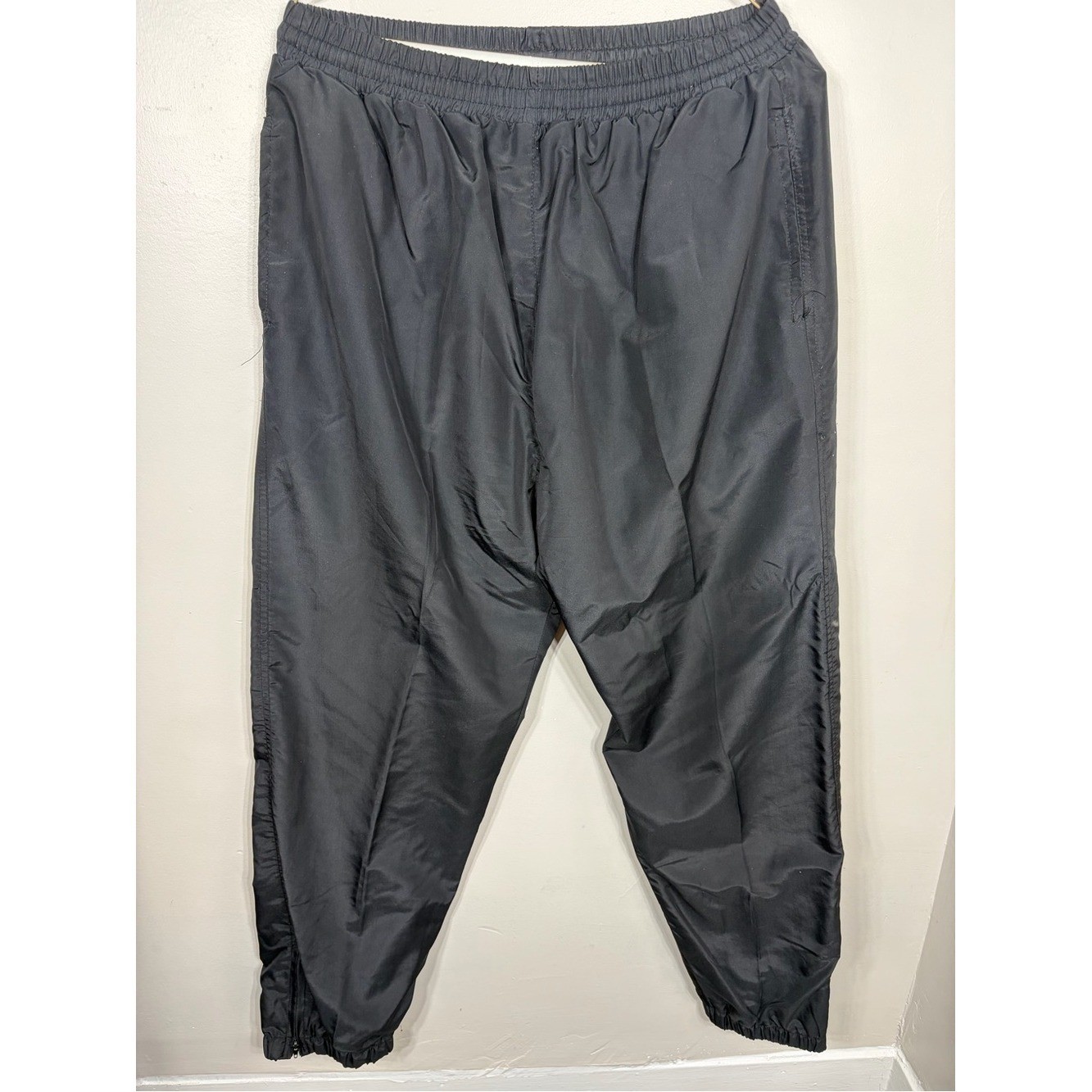 Vtg 90s EVR Sergio Valente Silk Leopard Print Tracksuit Set Bomber Pants Large