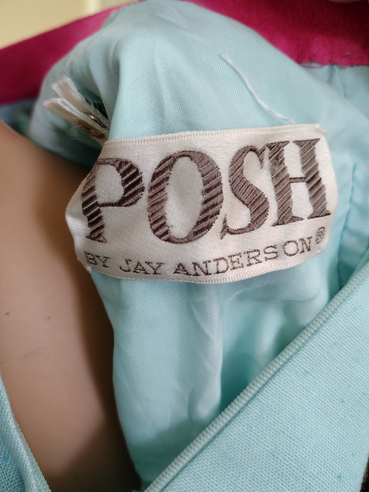 Vintage Posh By Jay Anderson 1960’s Easter Egg Dress 36 Waist Xl