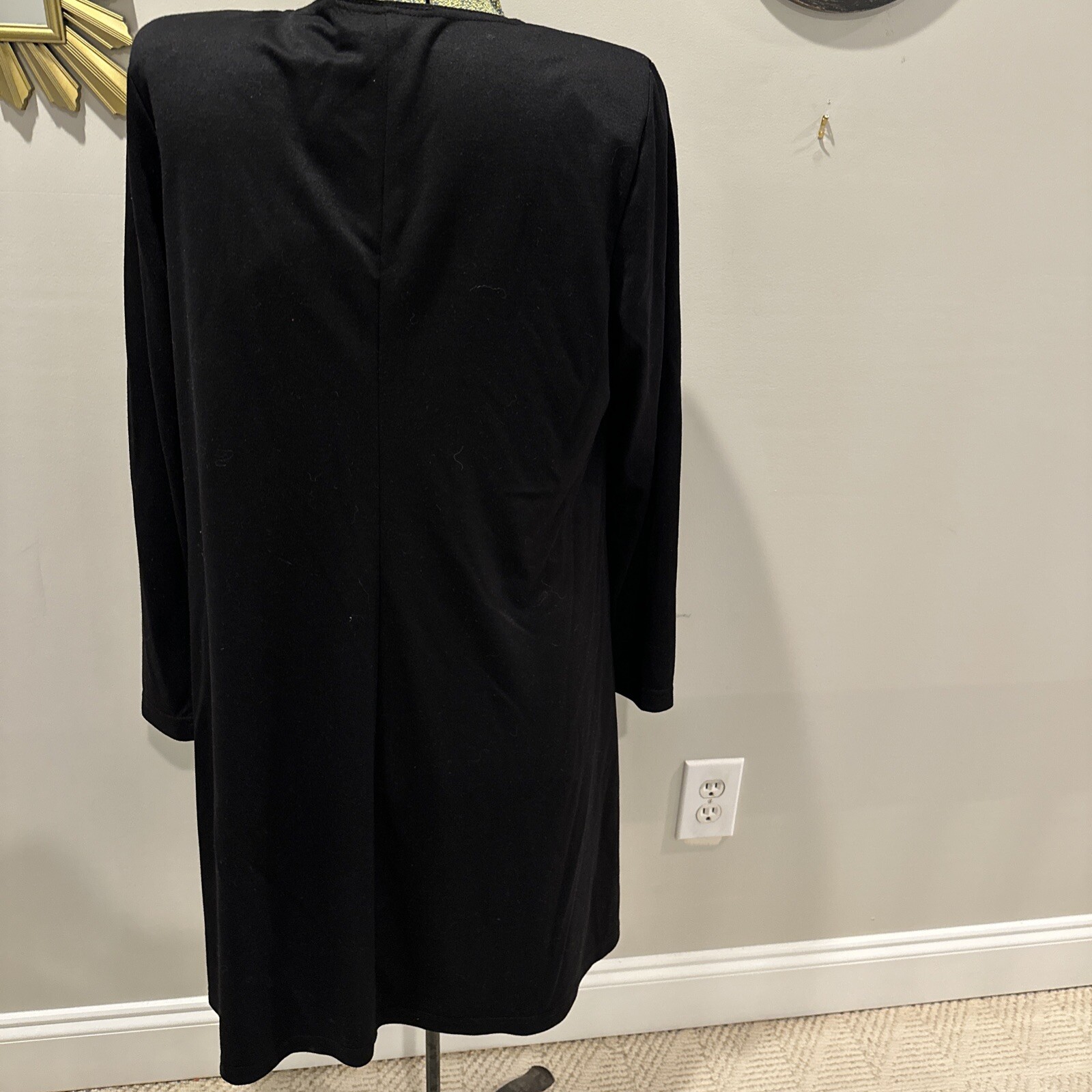 Vtg BFA Classics LITTLE BLACK DRESS Short Sleeve Casual Party Cocktail Sz L