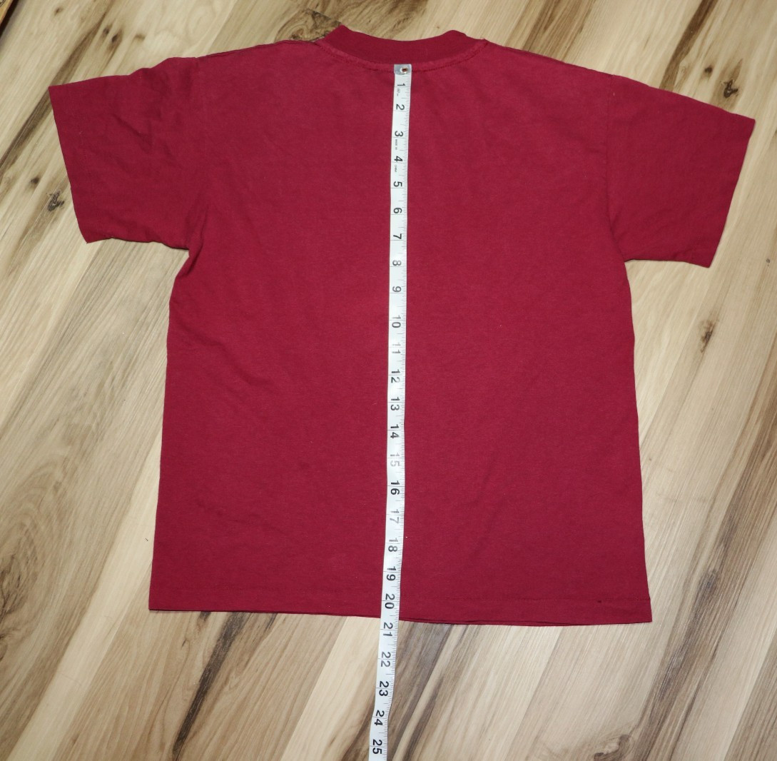 Vtg 1992 Cowboy Cats Elko Nevada T Shirt Youth L 14-16 Hanes Single Stitch Red
