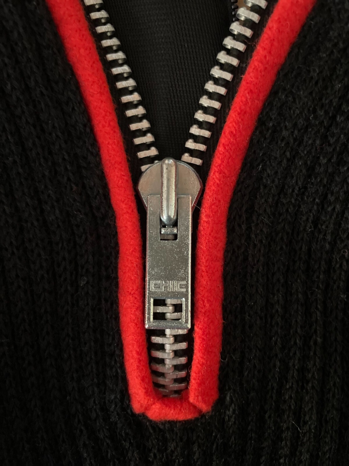 VINTAGE 60s Space Age hero black red knit dress US 2 UK 6 IT 38 FR 34