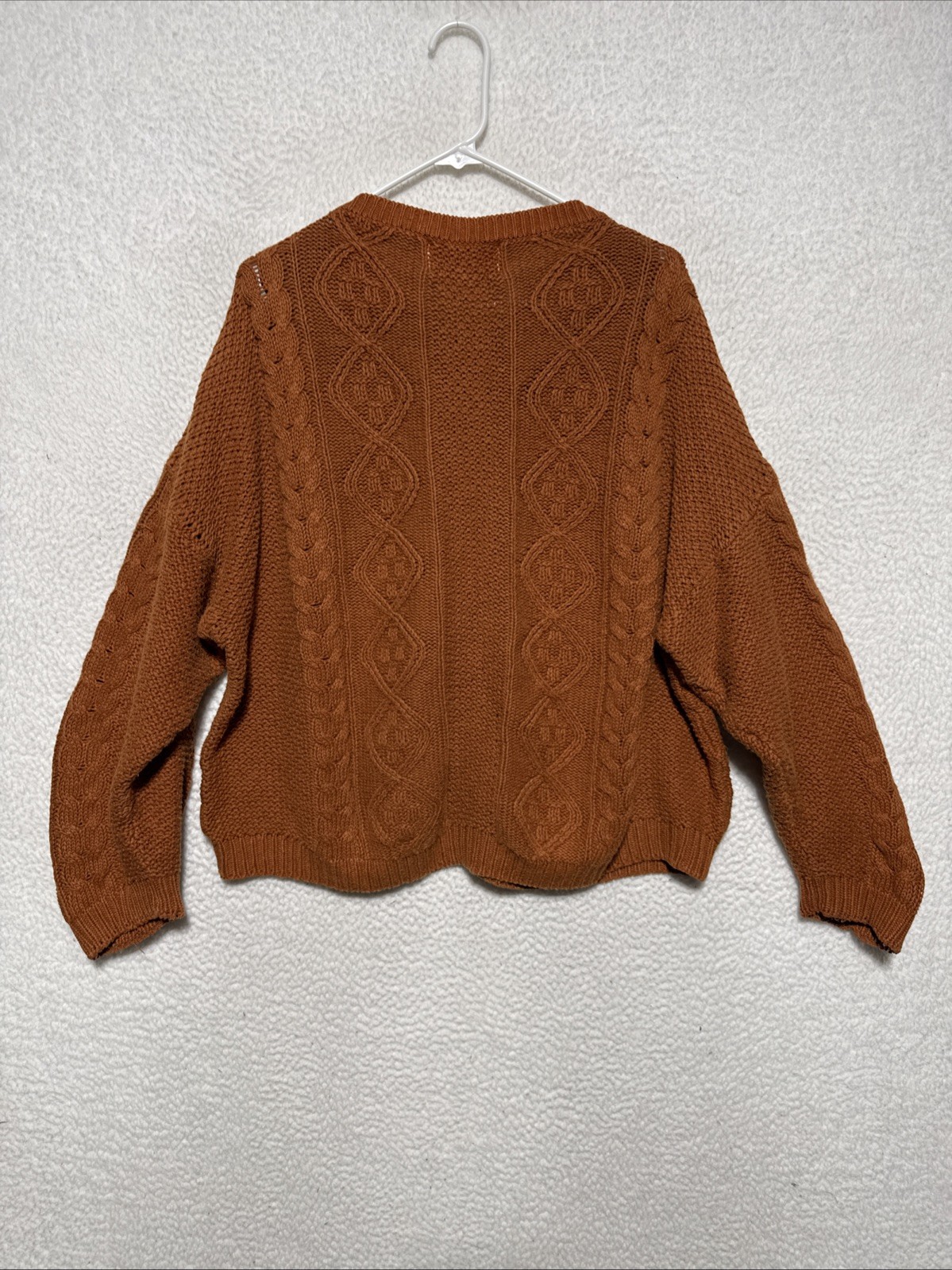 VTG 90’s Clovelly Taylor Swift Style Half Button Chunky Knit Sweater 24W