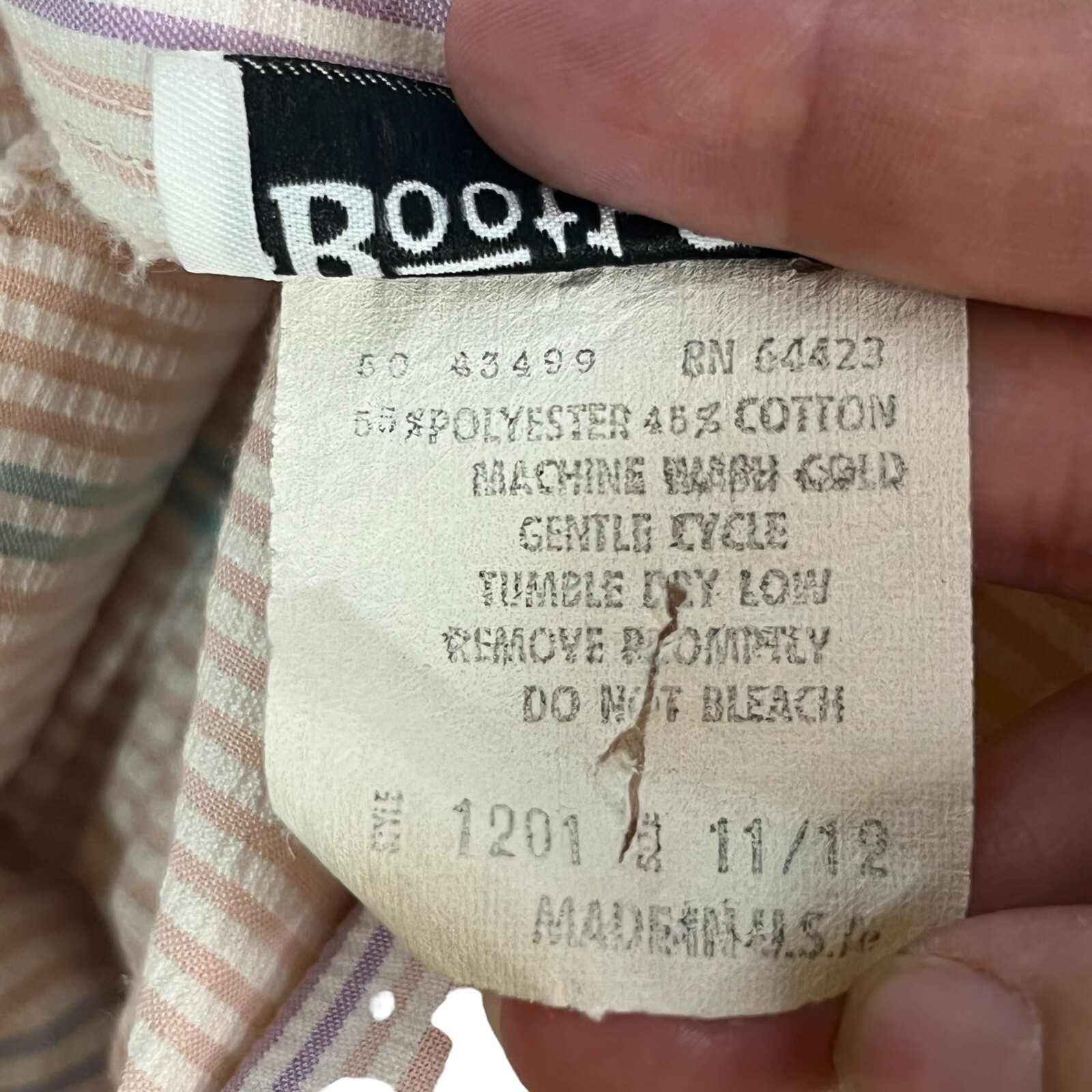 Vintage 80’s Pastel Stripe Blazer