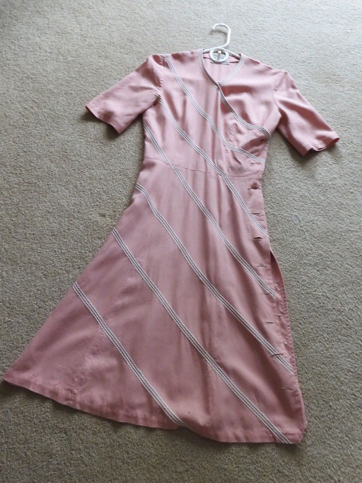 VINTAGE 1950s PAUL SACHS ORIGINAL PINK DRESS