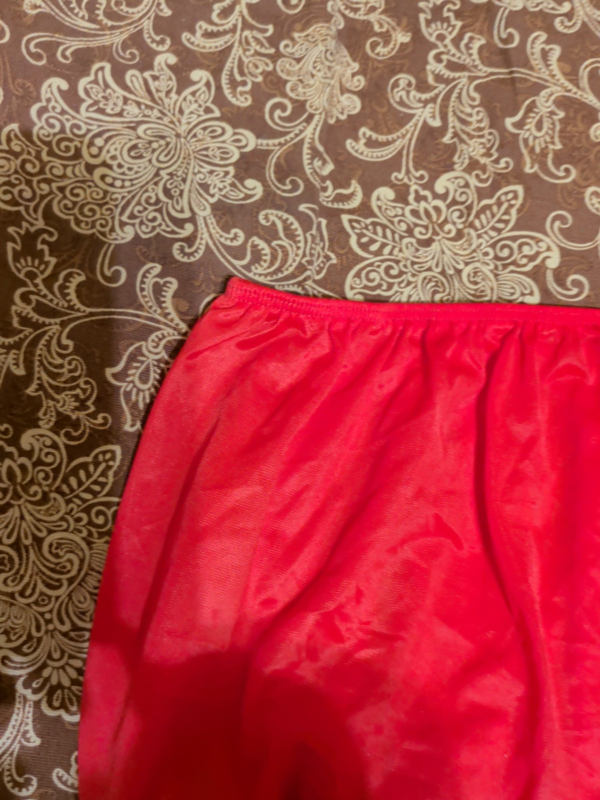 Vintage Satin Granny Panties Size 7
