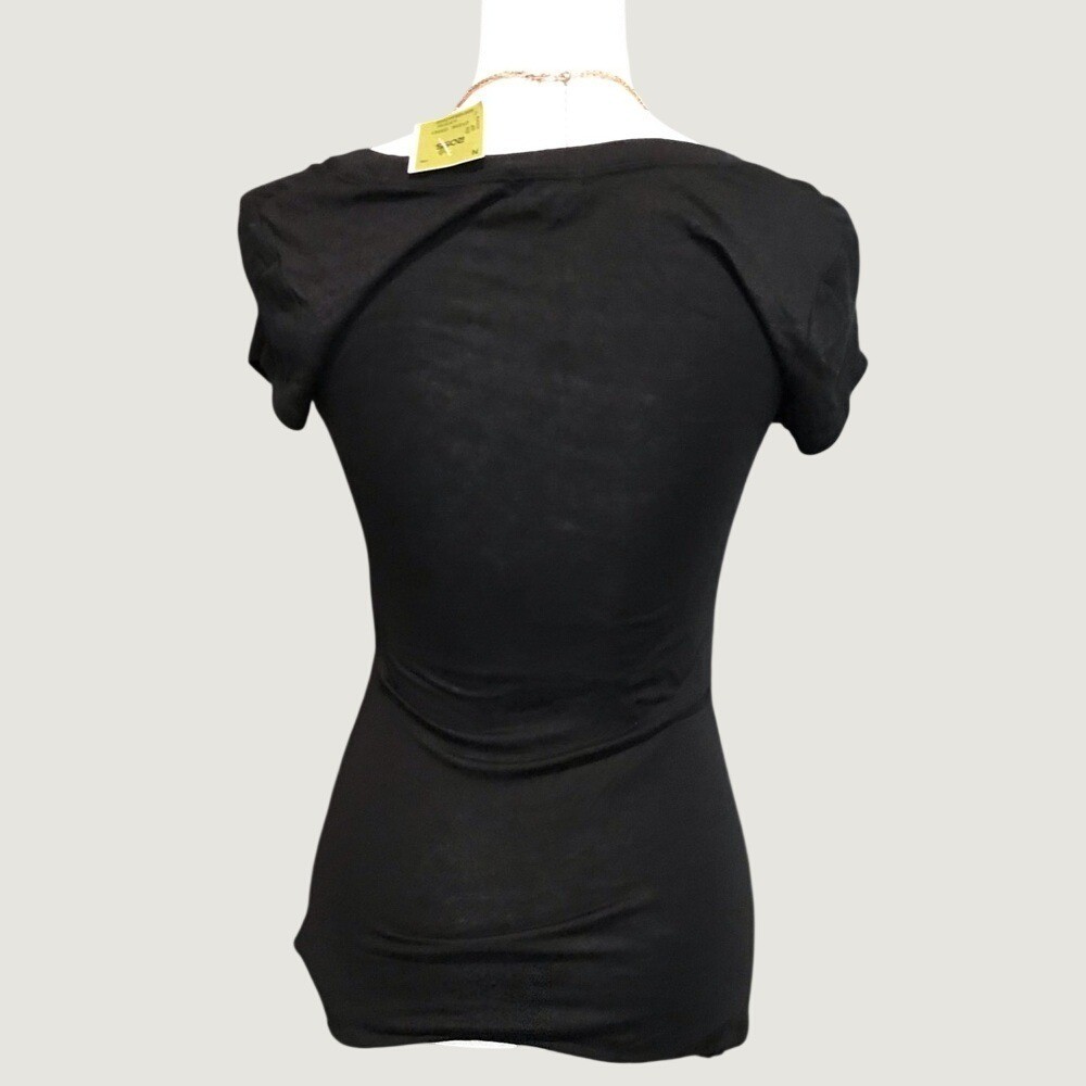 Zenana Outfitters Vintage Y2K Graphic FittedTunic Black & Gray NYC Cityscape Tee