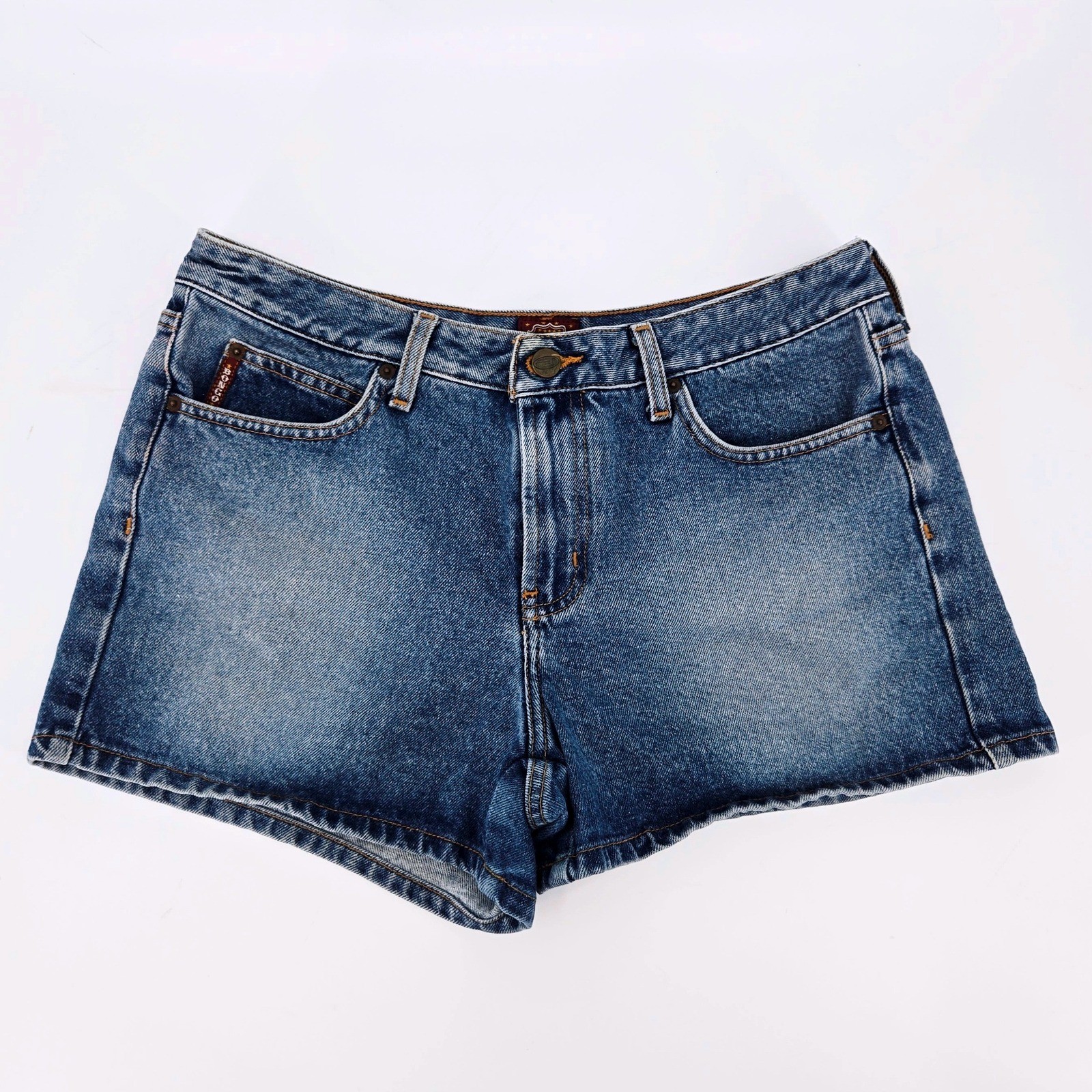 Bongo Vintage Y2K Jorts High Waisted Denim Shorts Made in Mexico Size 11 Retro