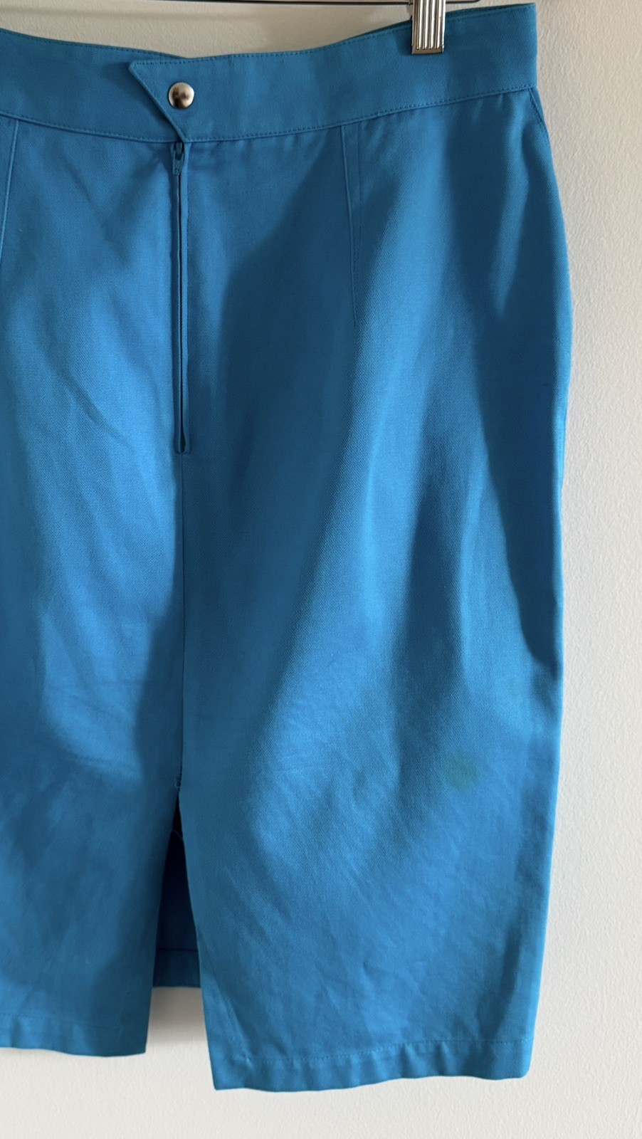 Vintage 1980’s Theirry Mugler Suit Blazer, Skirt Shark Snap Closure Peplum Waist