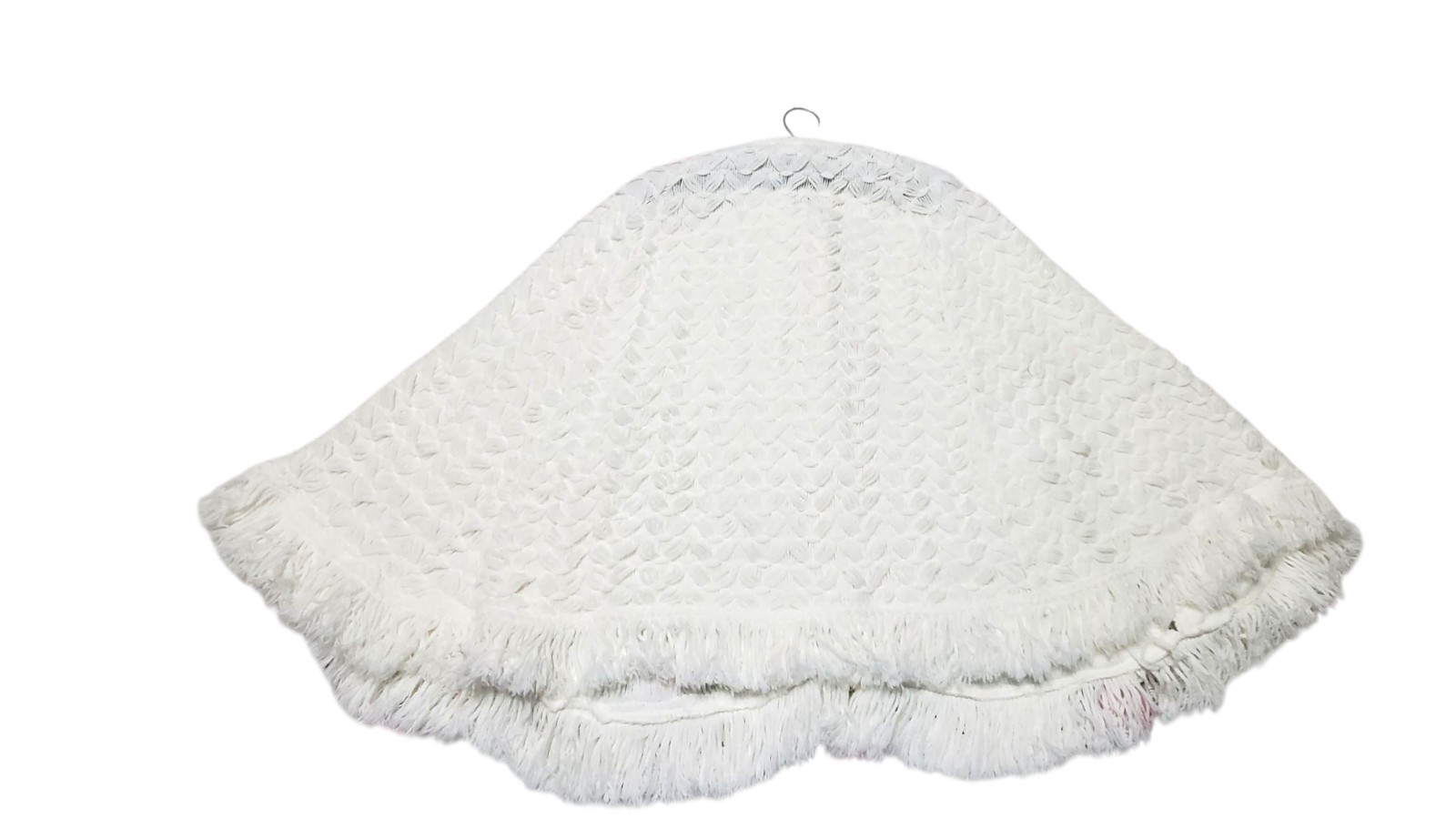Vtg Fringed Sweater Poncho Cape Women’s OS Acrylic Knit Shawl With Arm Holes