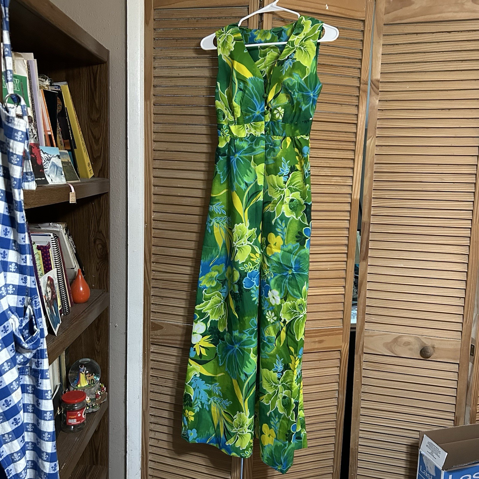 Vintage Hawaiian Togs Floral Maxi Dress