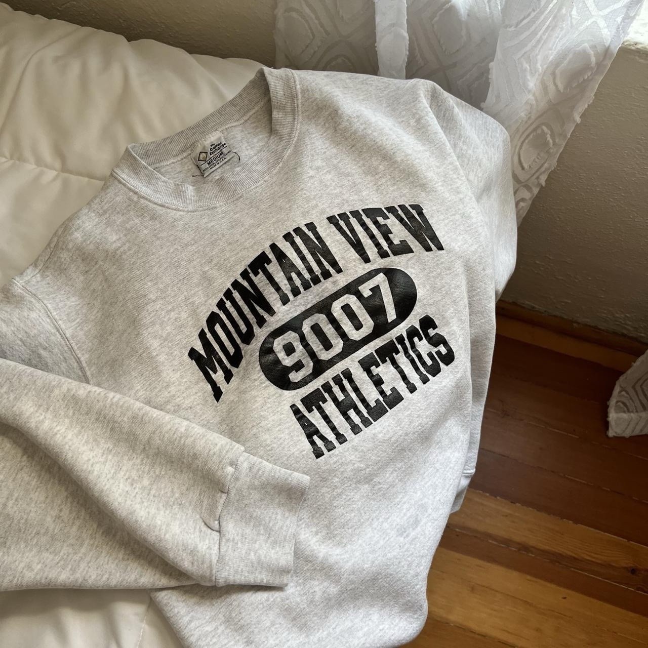 VTG Heavyweight Sweatshirt Small Heather Gray Crew Neck Made in USA 90s Cotton
