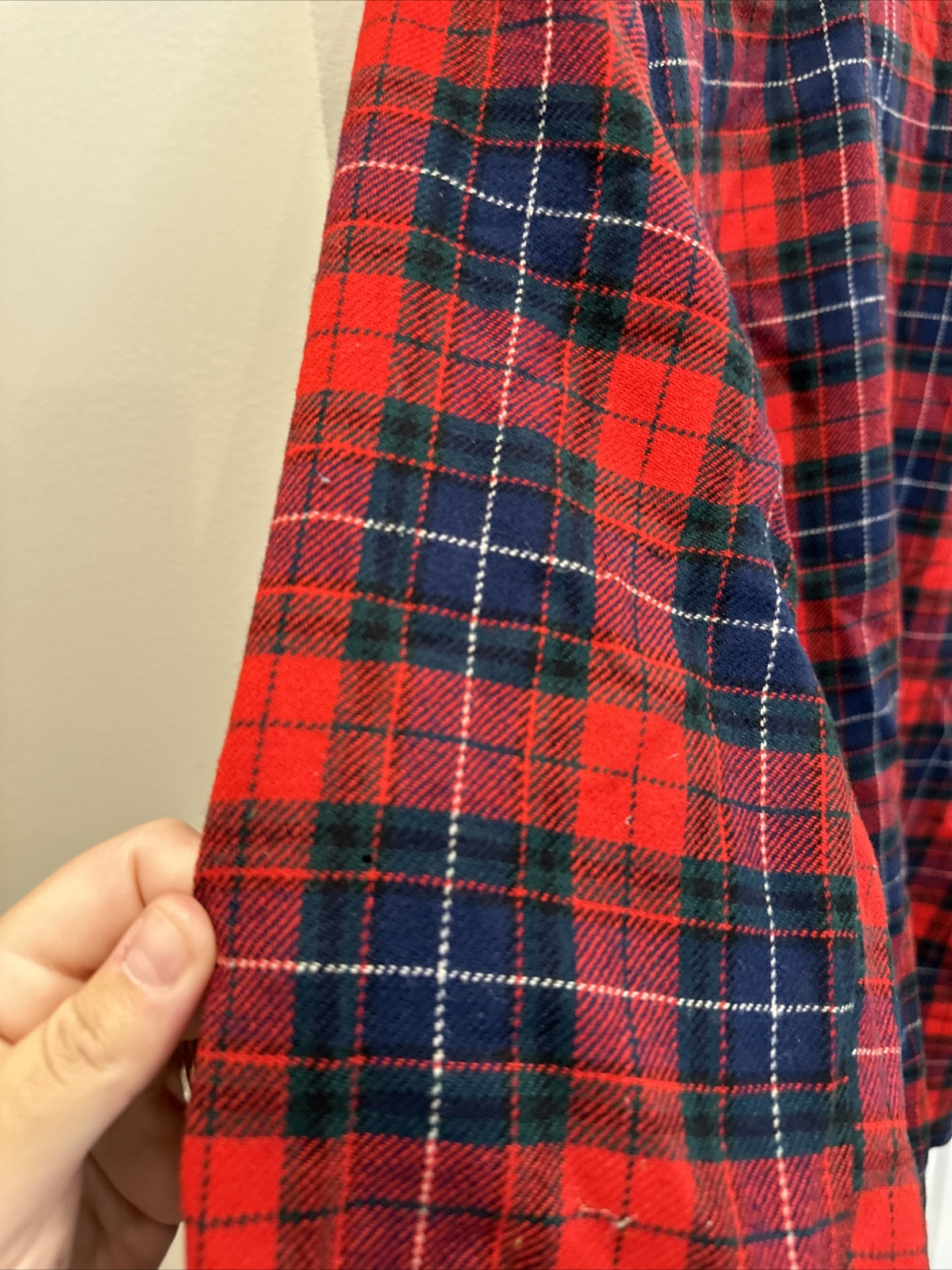 Vintage Pendleton Virgin Wool Plaid Blazer 23” Chest Shoulder Pads Red Pockets