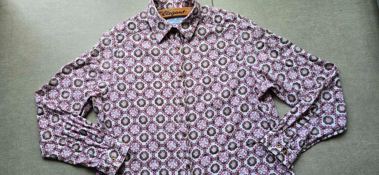 VTG James Meade Liberty Floral Shirt UK 12 Tana Lawn Cotton Long Sleeve Blouse