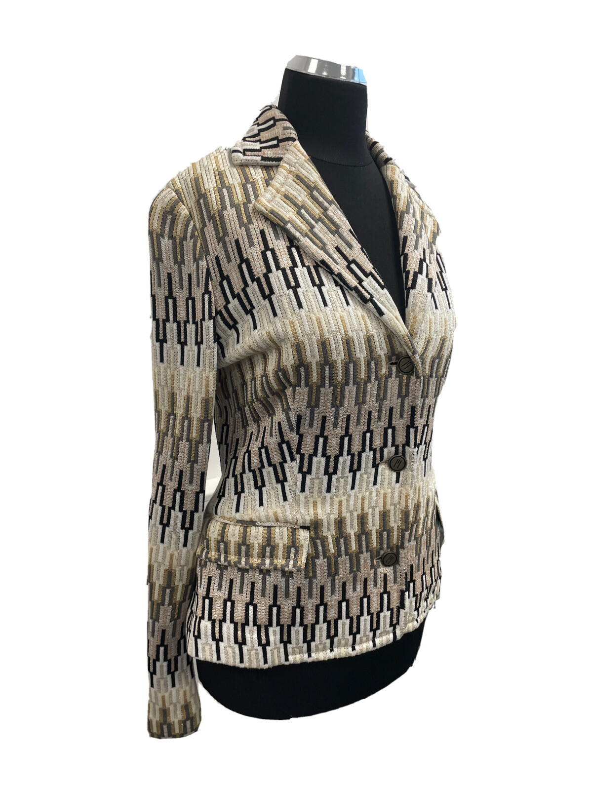 MISSONI WOMEN’S JACKET 2008/12 VINTAGE JACKET BLAZER WOMAN ’00’S JHA316