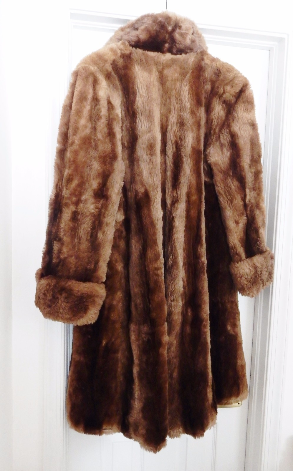 VTG CHAPMEN MILWAUKEE Raccoon Fur Coat Swing Back Retro Brown No Size S/M (?)