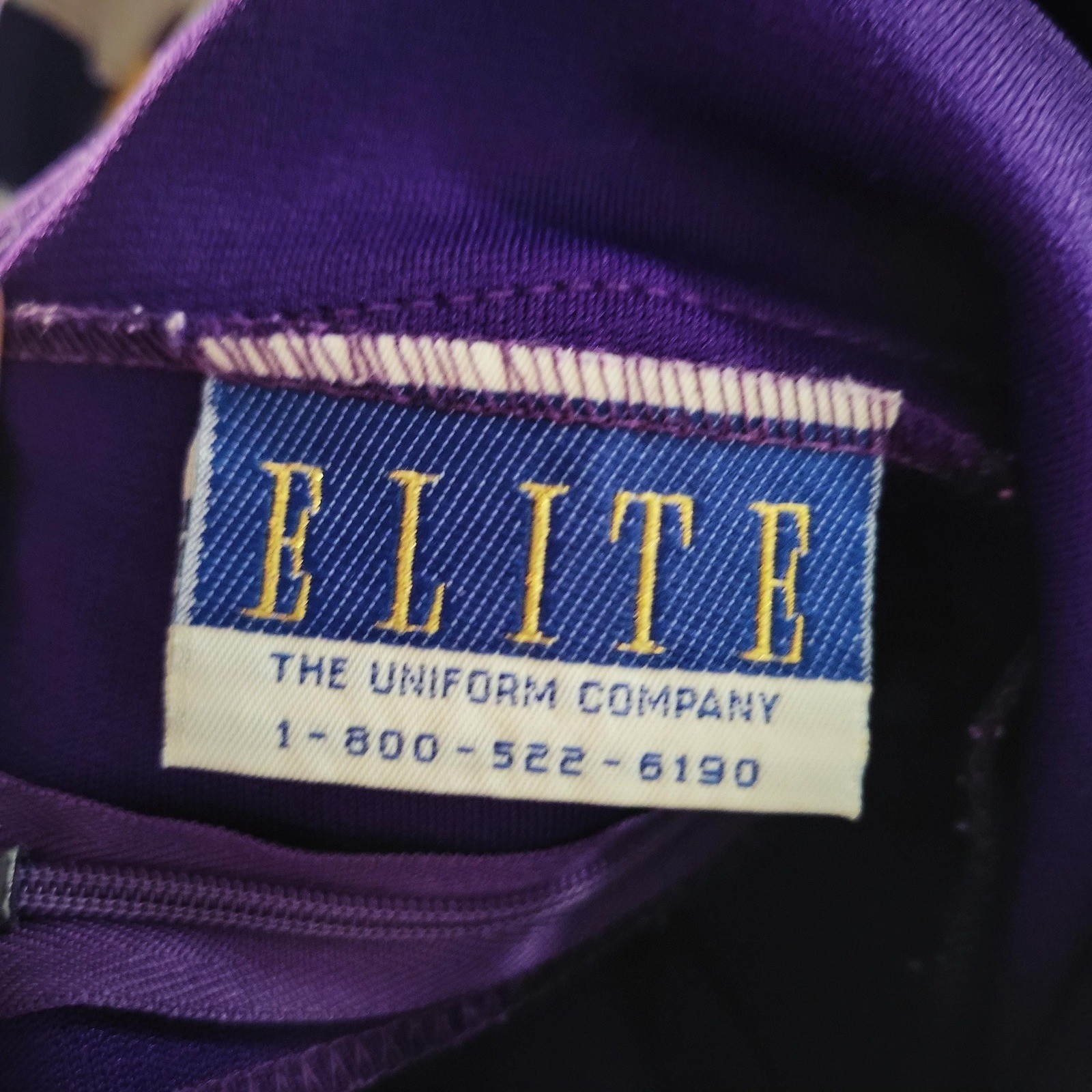 Elite Cheerleader Skirt Set PC School Vintage 1990s Purple Gold Cheer Uniform XS