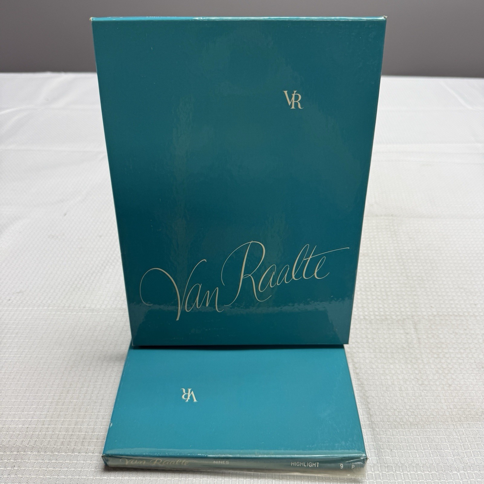 6 Vtg 50s Van Raalte Nines Highlight 9 P Nylon Stockings Seams New 2 Boxes
