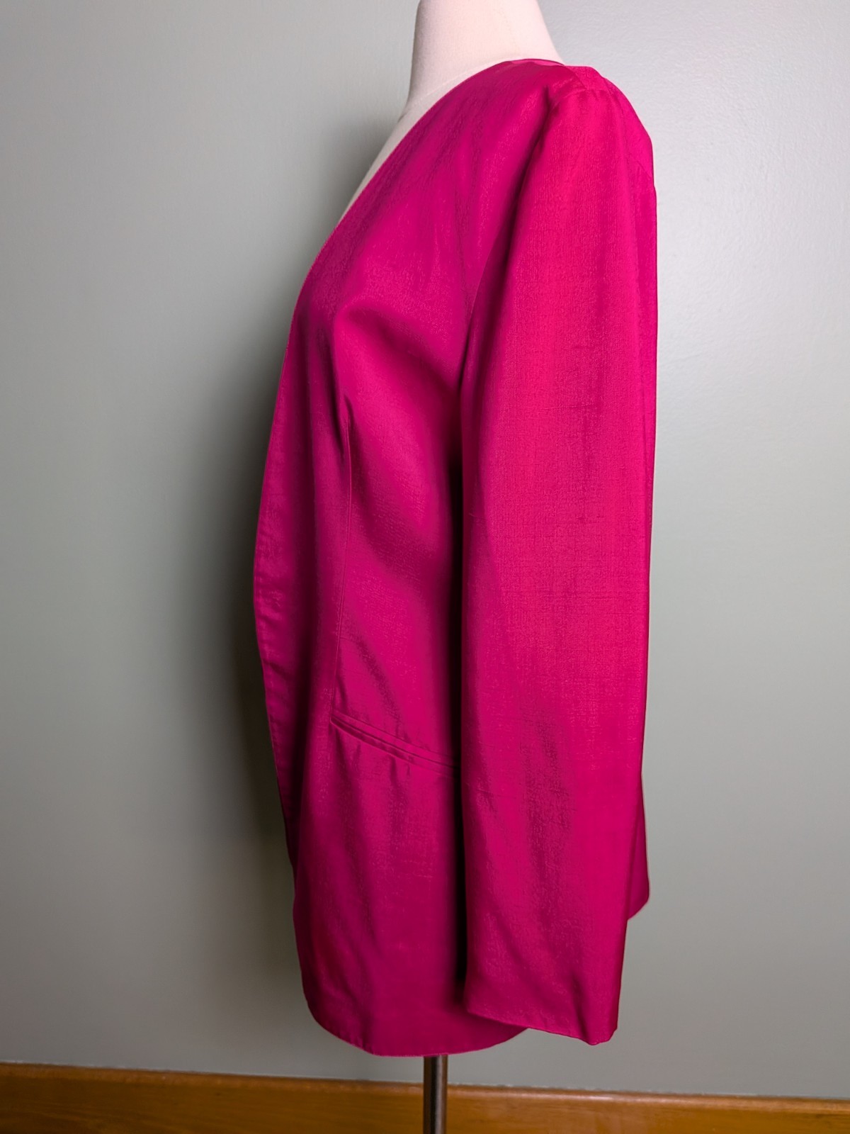 Vintage Magenta Pink 90s Misho Blazer As Is