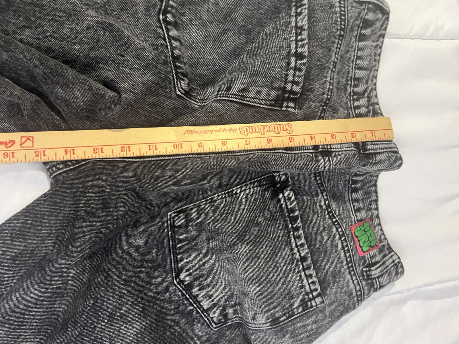 Vintage Empyre Verge Acid Wash Jeans Women’s 12 31×30 Gray Skater Streetwear