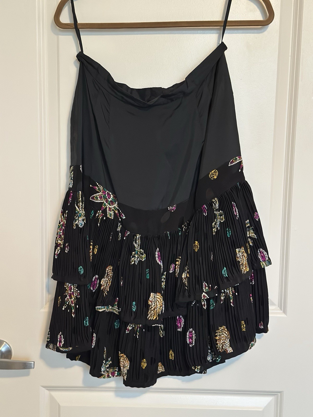 Vintage 80’s, 90’s Albert Nipone 2-Piece Whimsigoth Glamour Designer Skirt Set