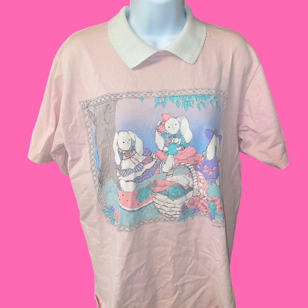 90s vintage pink t-shirt size large jerzees