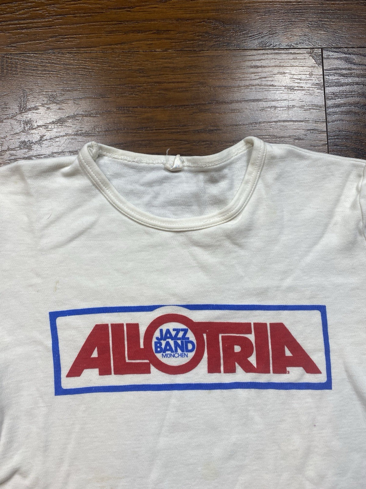 vtg Allotria Jazz Band Munchen t shirt Fun Tees ladies size M 80s 1980s Size M