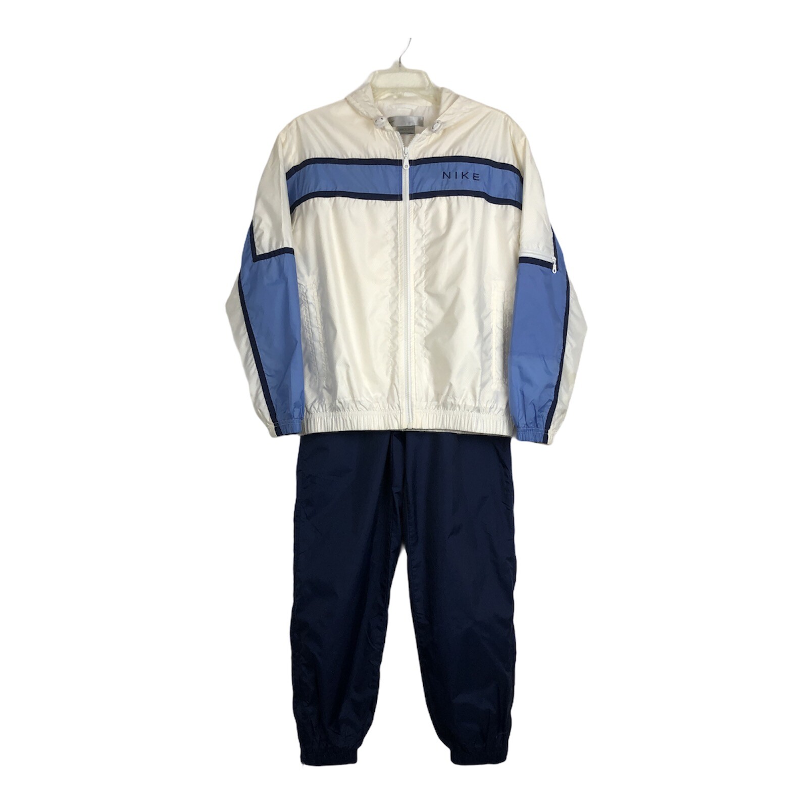 VTG 90s NIKE Women’s Tracksuit Warmup Windbreaker Hoodie Jacket & Pants Size S