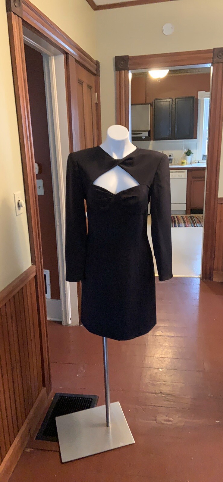 Stanley Platos Martin Ross black Cocktail Dress
