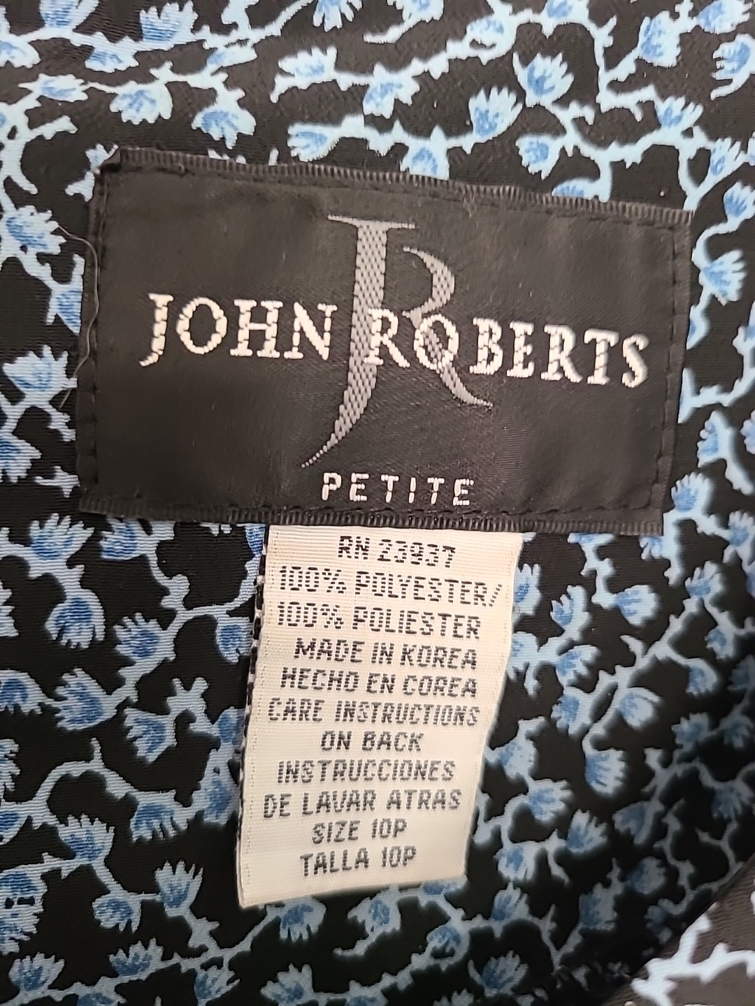 John Roberts Romper Dress Sz 10 Petite Skorts 10P Lot Of 2 Zipper Floral