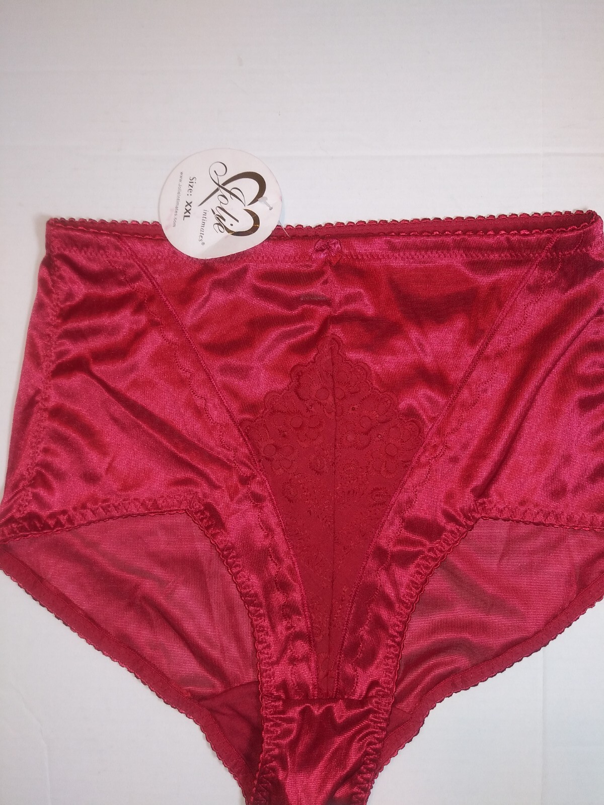 New Vintage Jolie Intimates Full Brief Panties Underwear Satin Silky XXL 2XL
