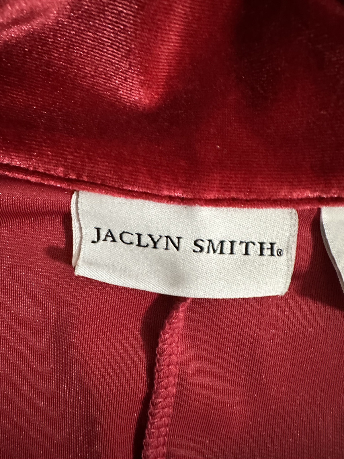Jaclyn Smith velour leisure suit XL zip wine track lounge Golden Girls Halloween