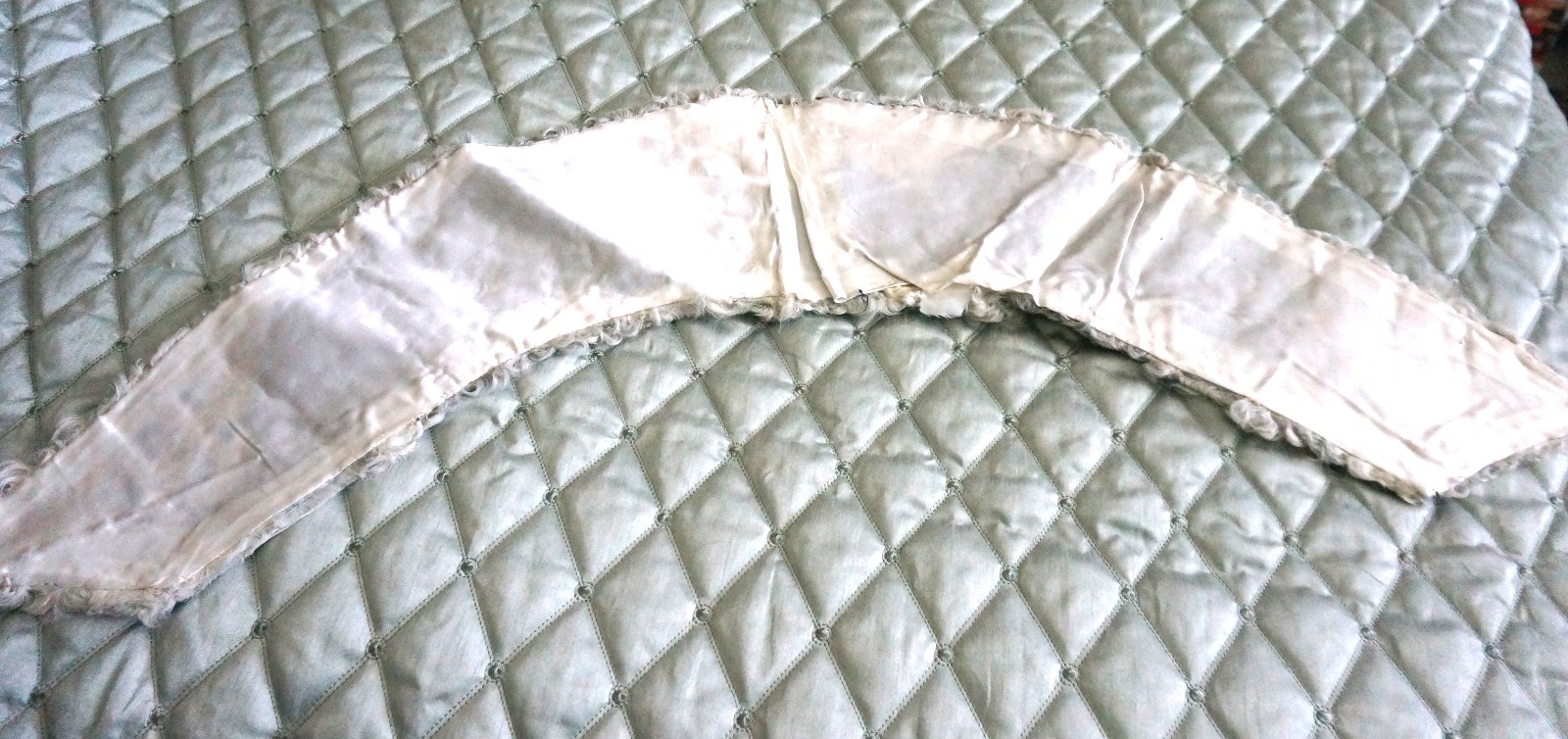 Vintage Real Gray Persian Lamb Fur Collar for Jacket Coat