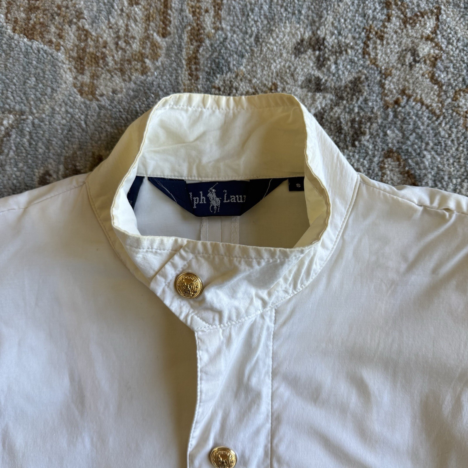 Vintage Ralph Lauren 1993 Tennis Jacket Women’s Sz 8 90s White RARE Sports Zip