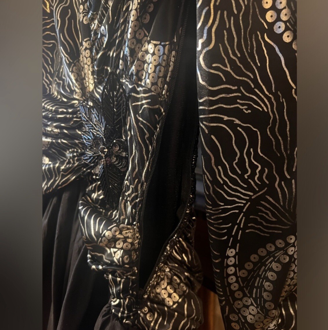 Vintage Diamond’s Run Wayne Diamond Design Cocktail Dress 1980’s Size S/Med