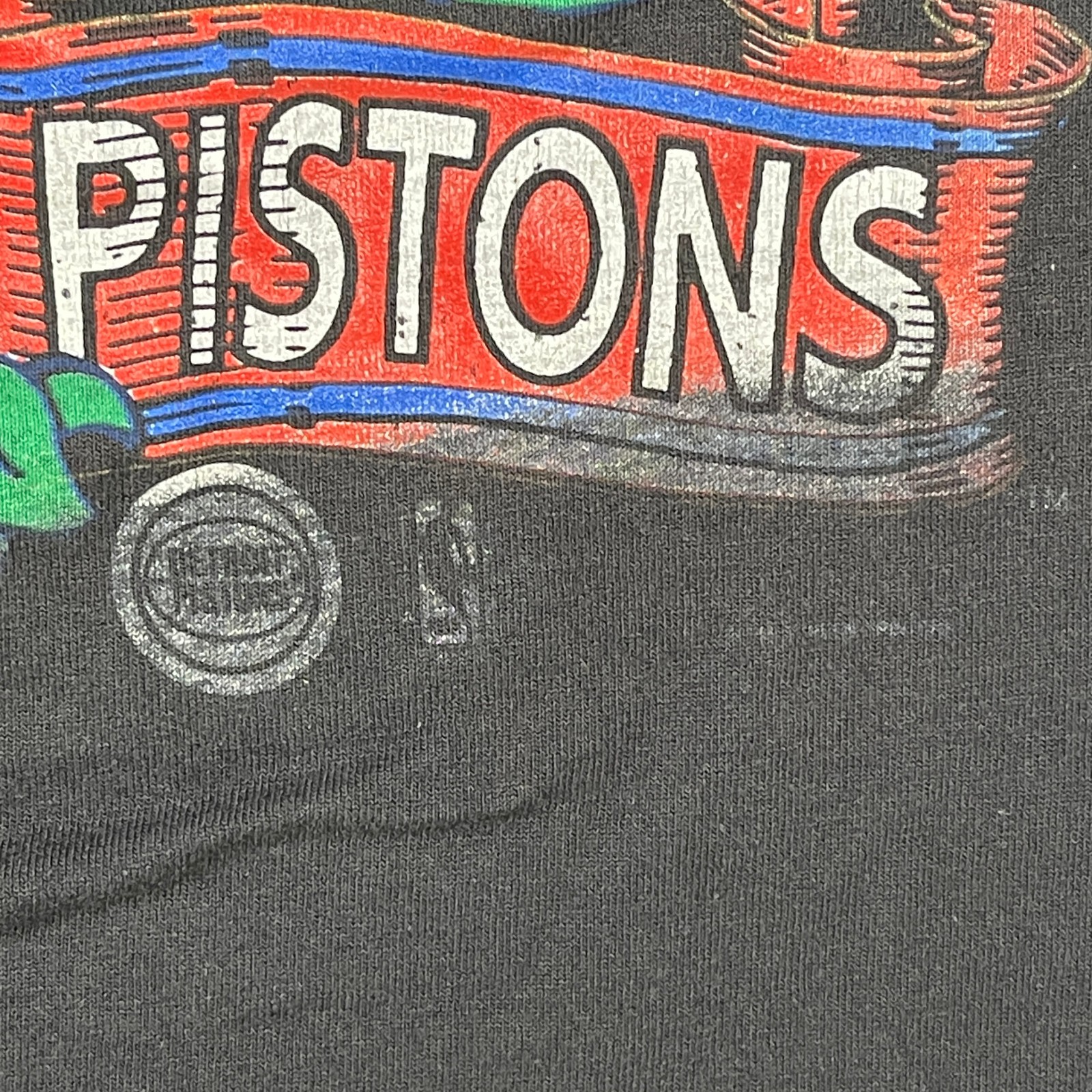 Vintage 1990 Detroit Pistons World Champions Single Stitch T-shirt Sz XL Salem