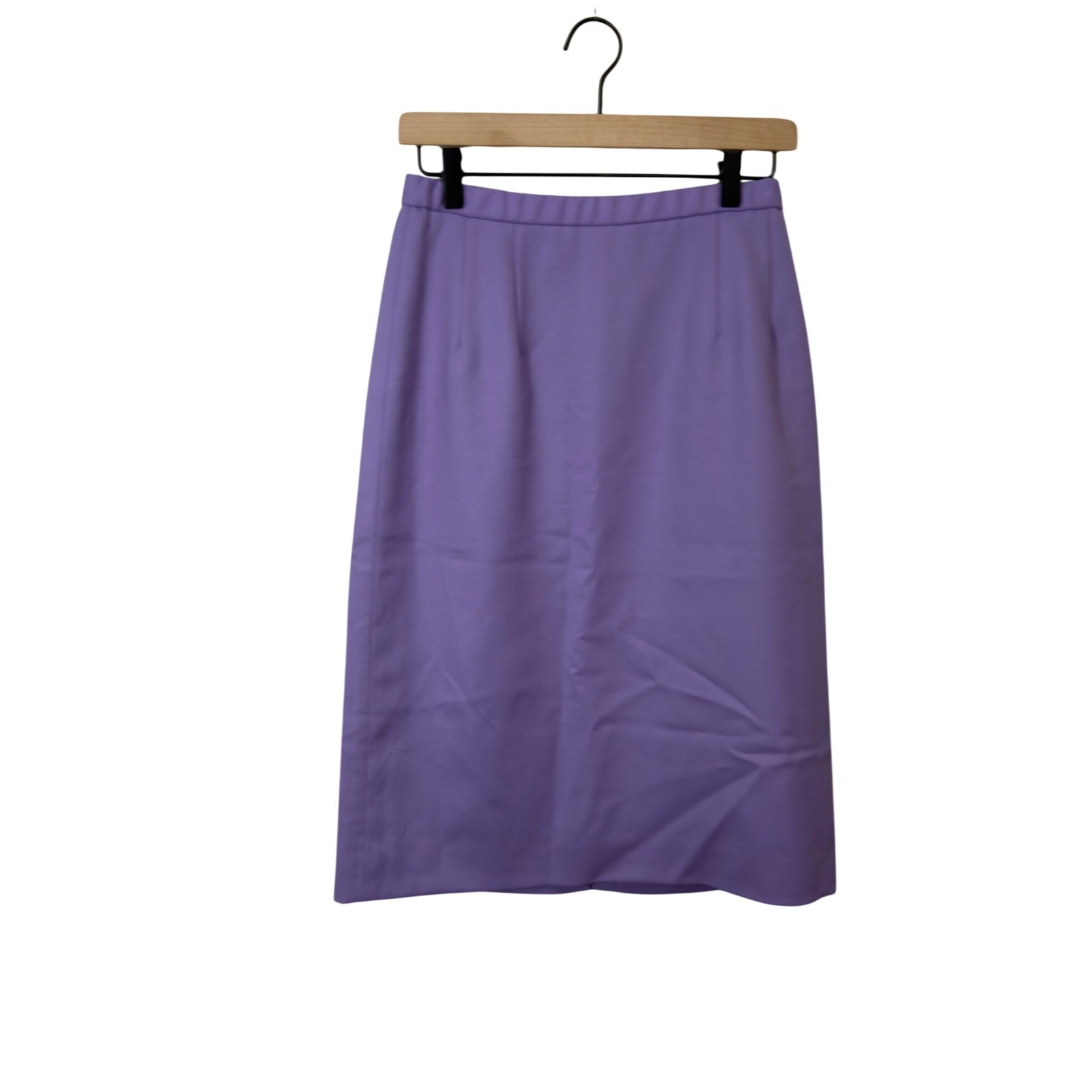 Vintage 70s Pendleton Purple Virgin Wool Pencil Skirt USA High Waist Petite
