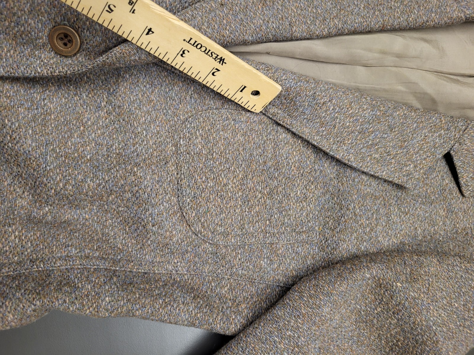Vintage Beene Bag Wool Suit Small Women’s Harris Tweed Sz 6 Geoffrey Beene
