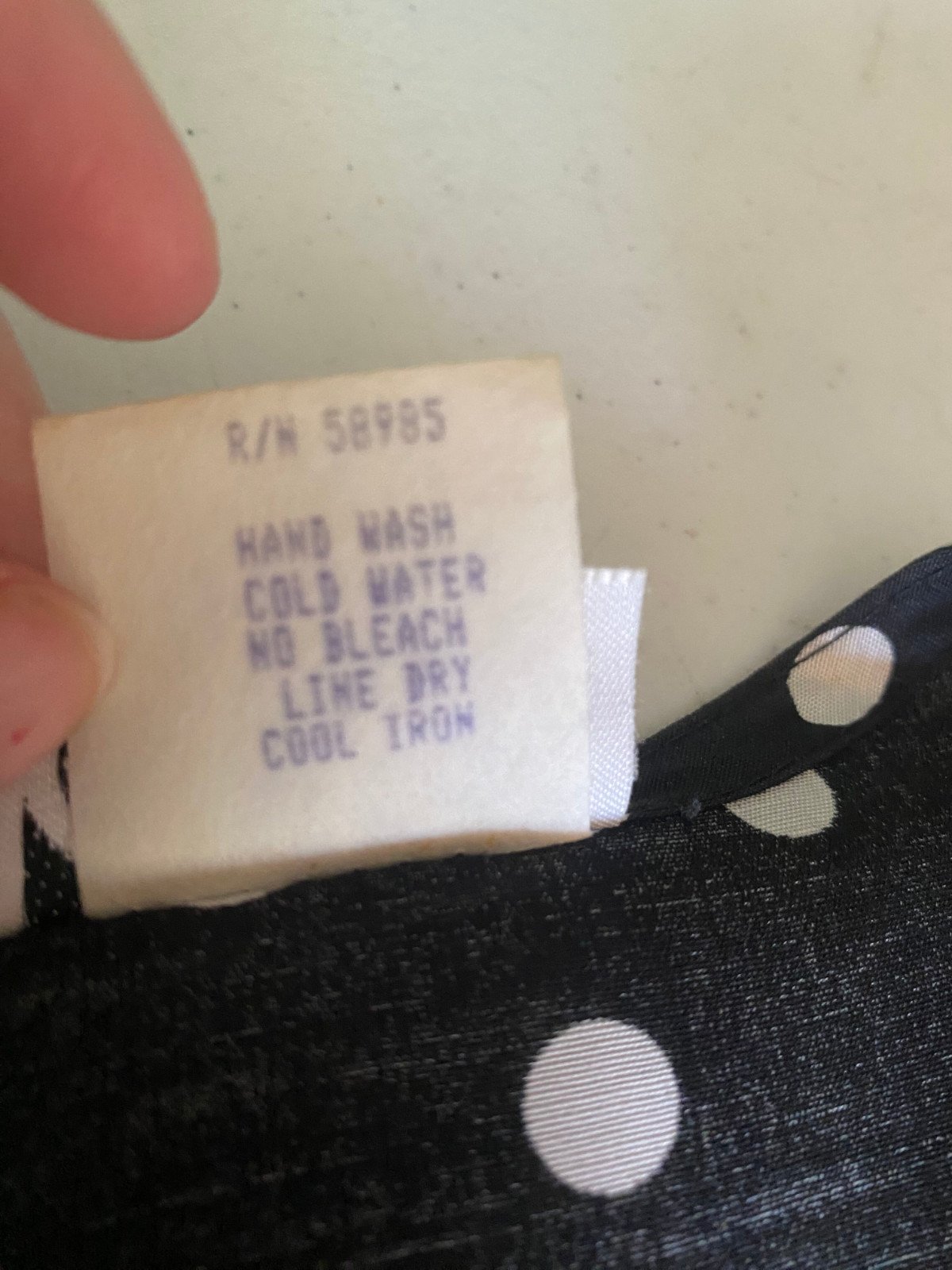 Clio Petites Vintage 80s Women’s button down black/ white Polka Dot Dress sz 8P