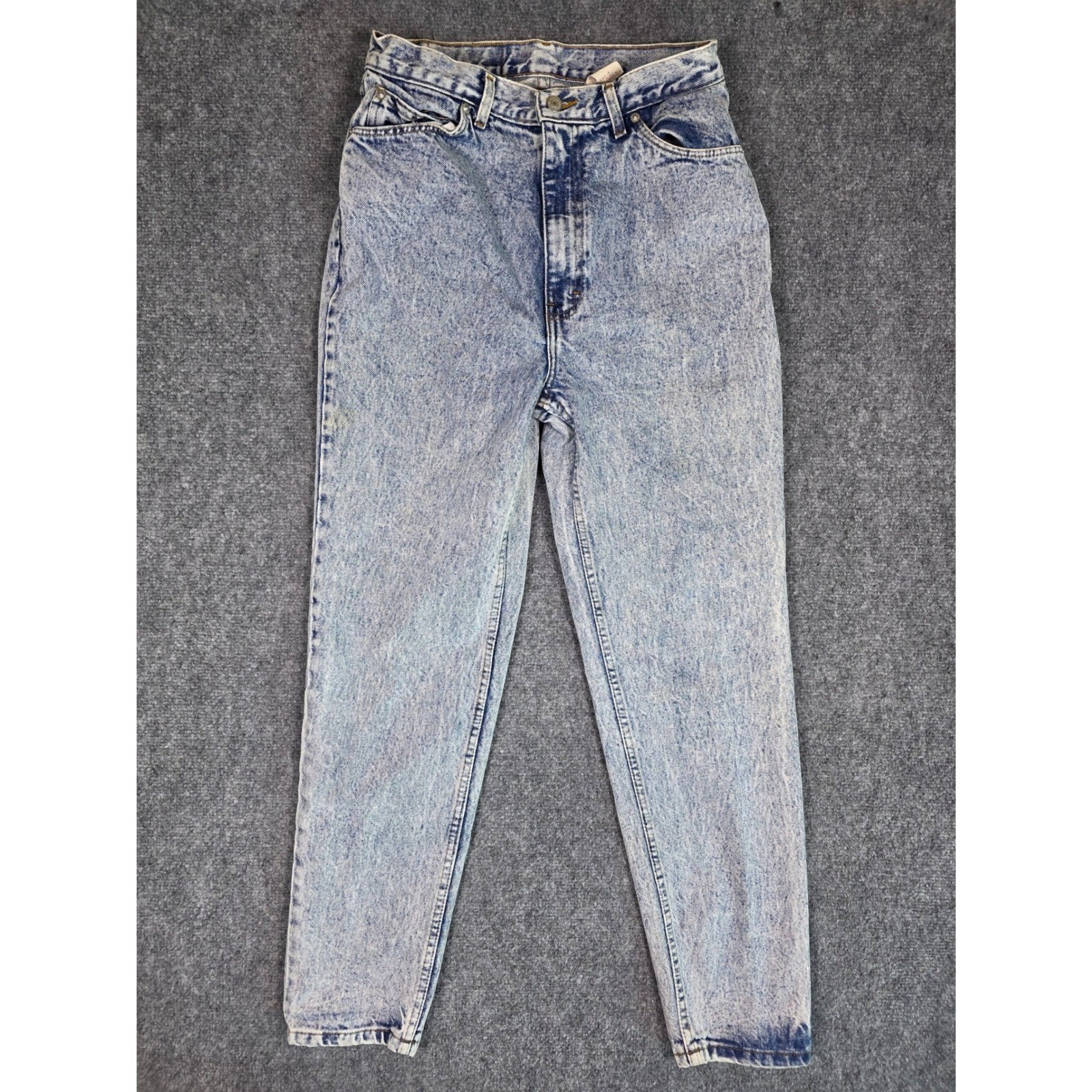Vintage 80s 90s Jordache Acid Wash Denim Jeans Womens 29 Blue High Rise